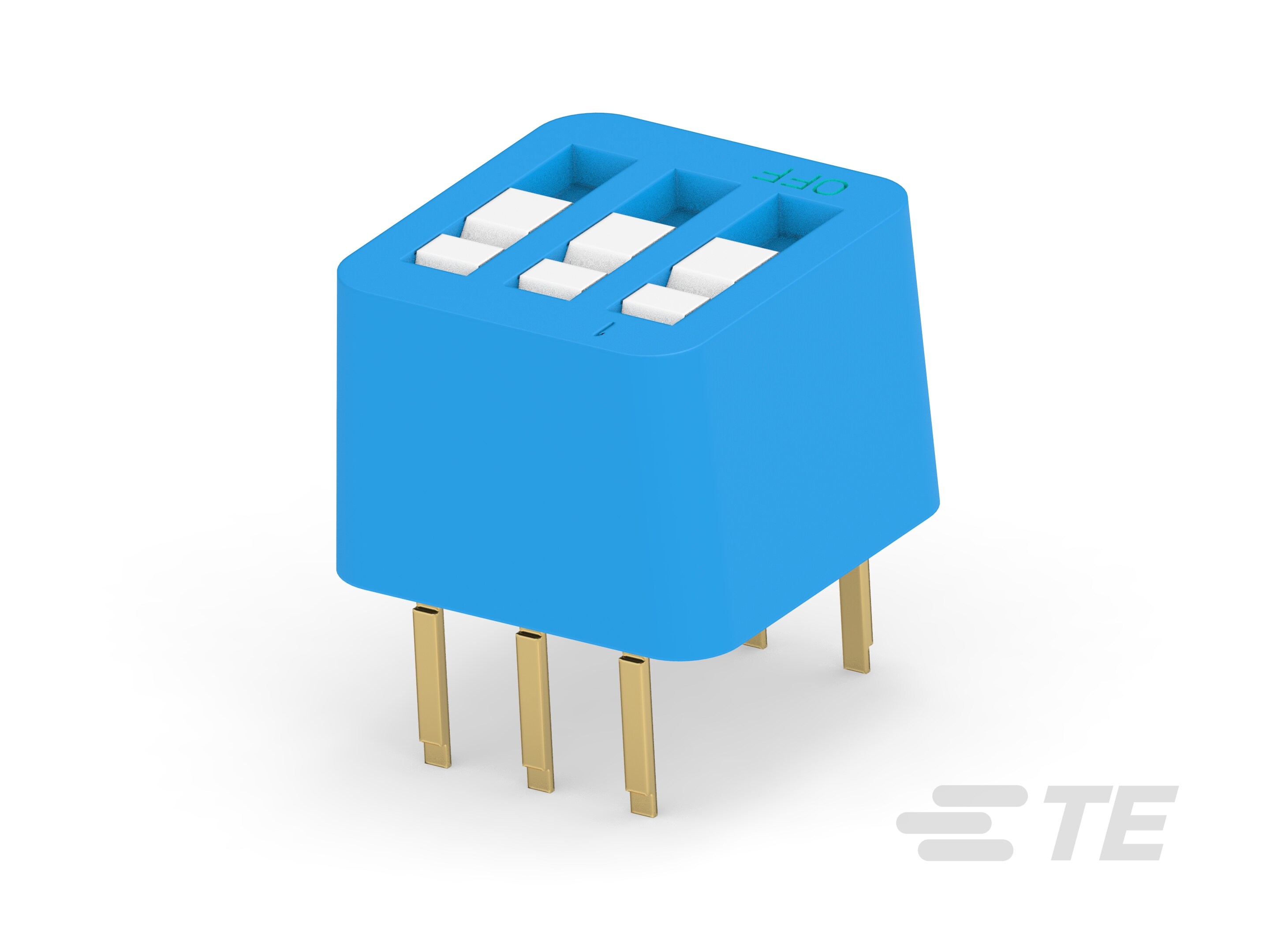 DIP SW 3 POSN W/TAPE AU-3-435668-3