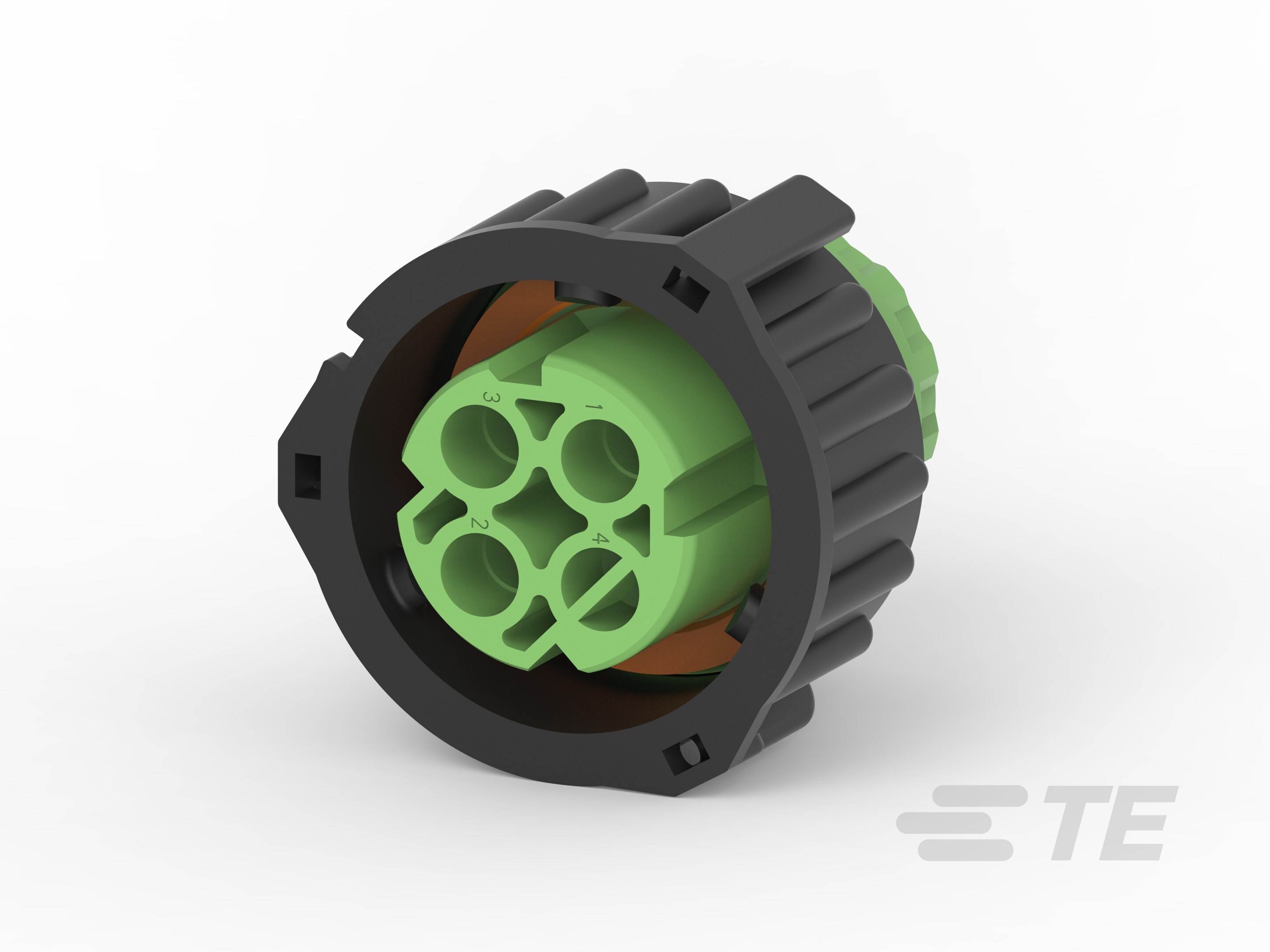 2,5MM SOCKET HOUSING 3P,GREEN-3-967325-2