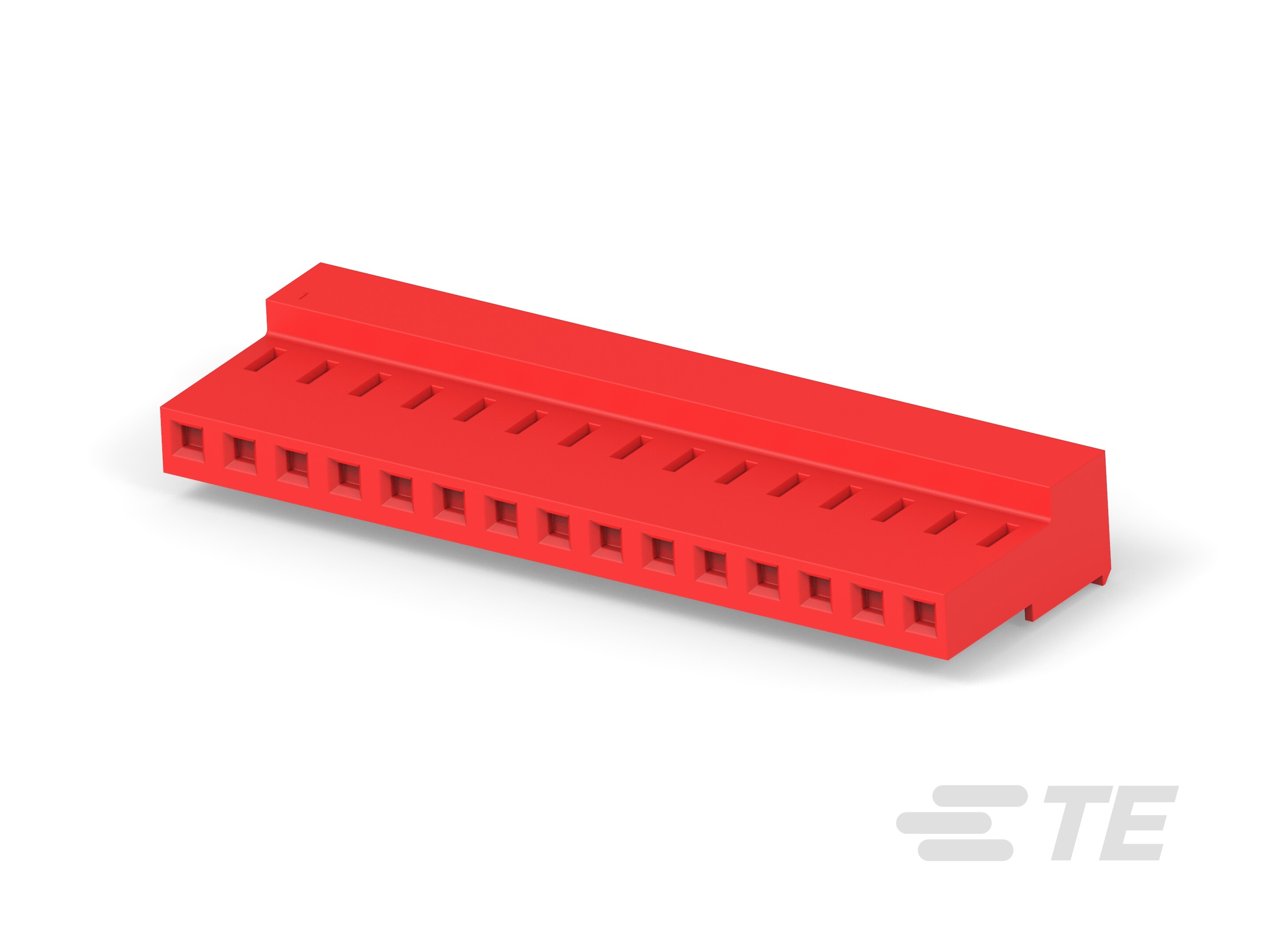 15P MTA156 CONN ASSY 22AWG RED-4-640433-5