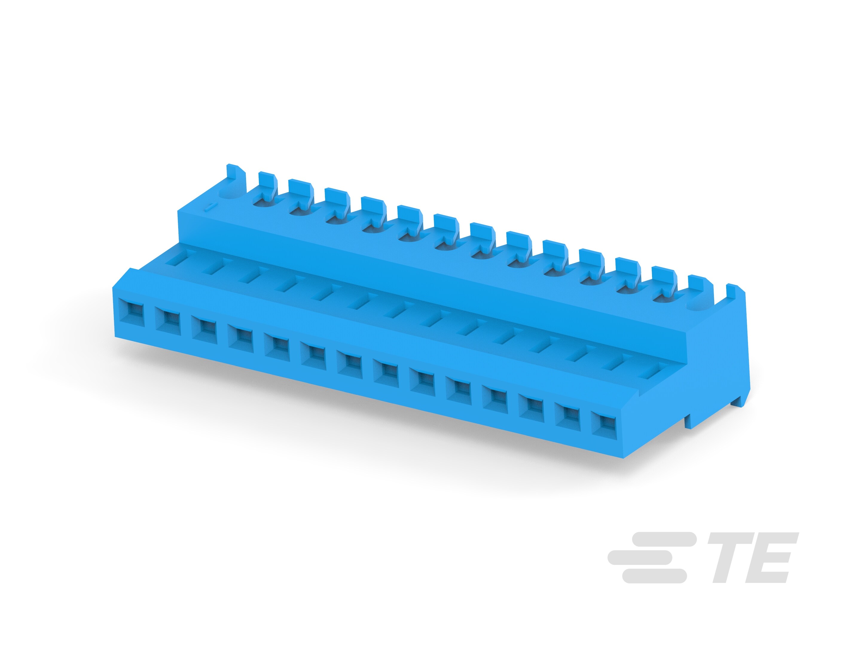 14P MTA100 FD THRU ASSY BLUE-4-640622-4