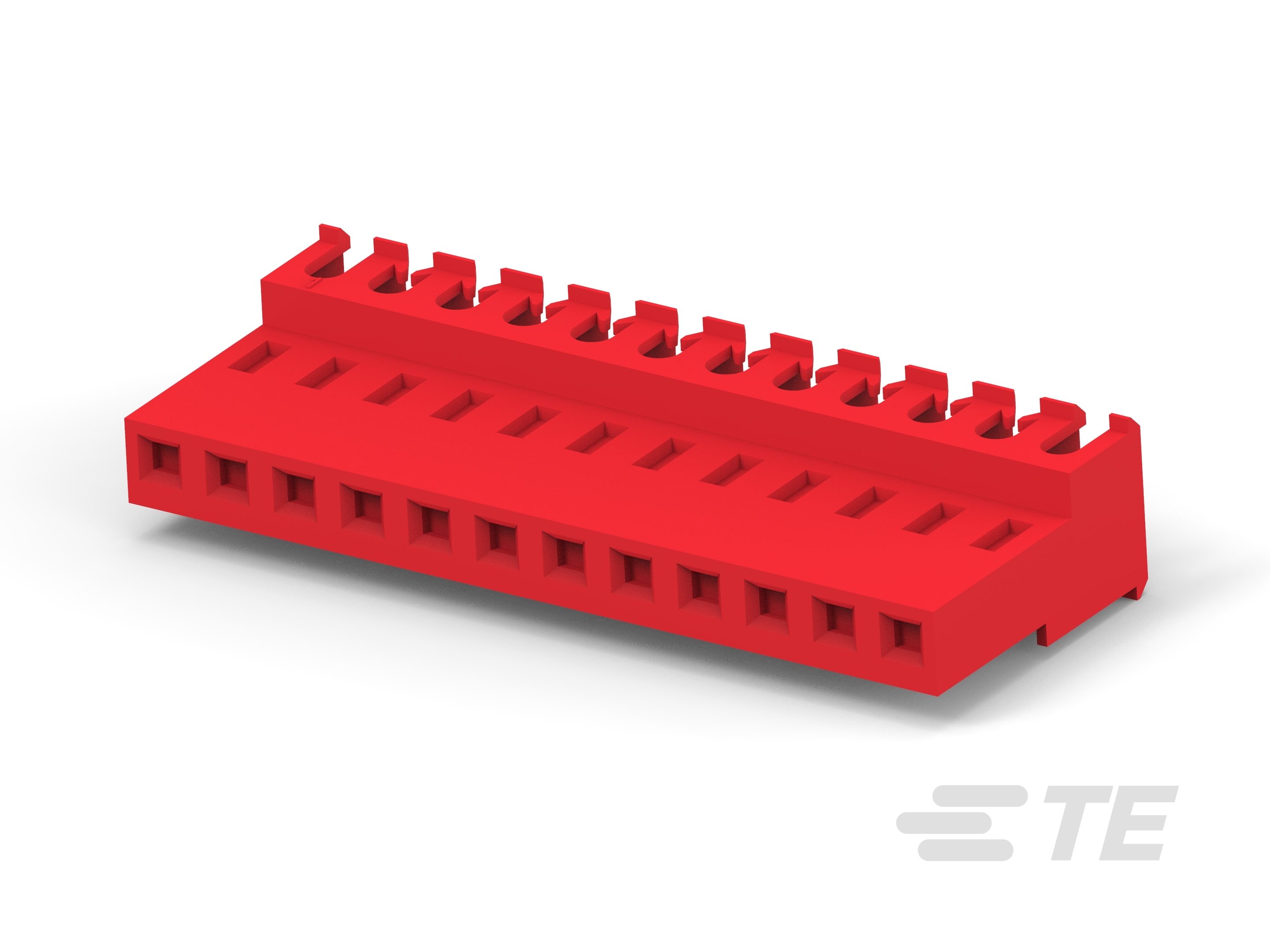 12P MTA156 ASSY 22AWG RED LF-4-641175-2