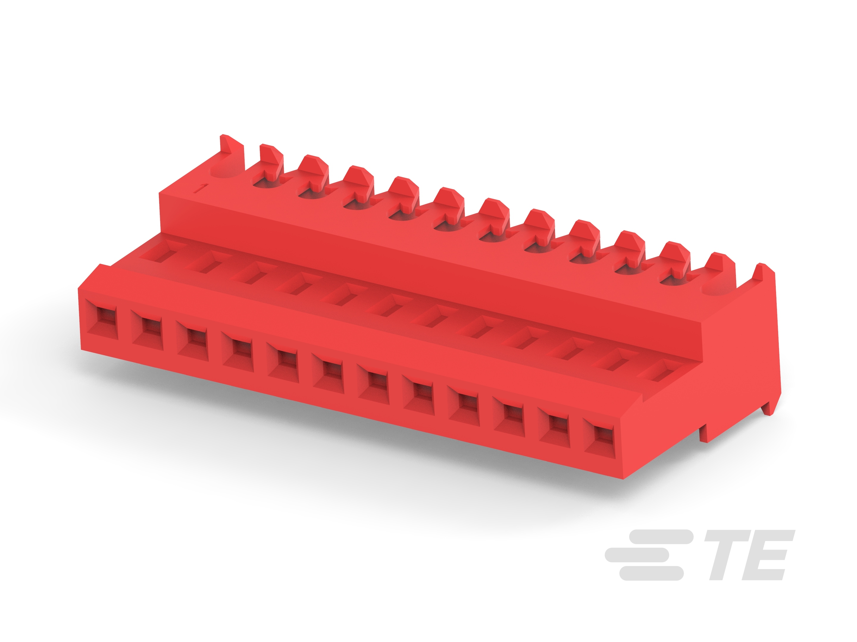 12P MTA100 CONN ASSY RED LF-4-641241-2