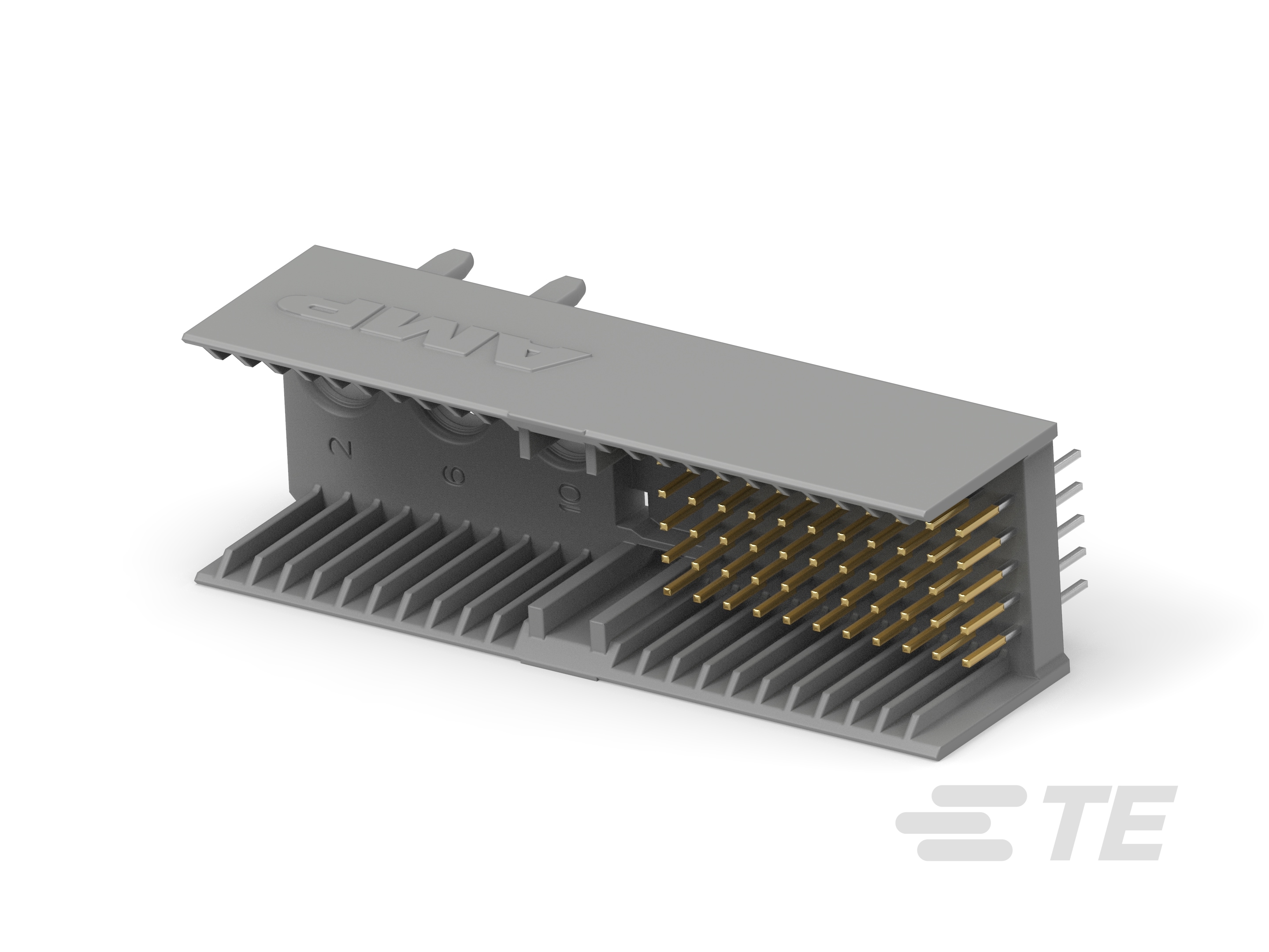 2MM HDR 55 POS W/3 SP CNT POR-5100749-1