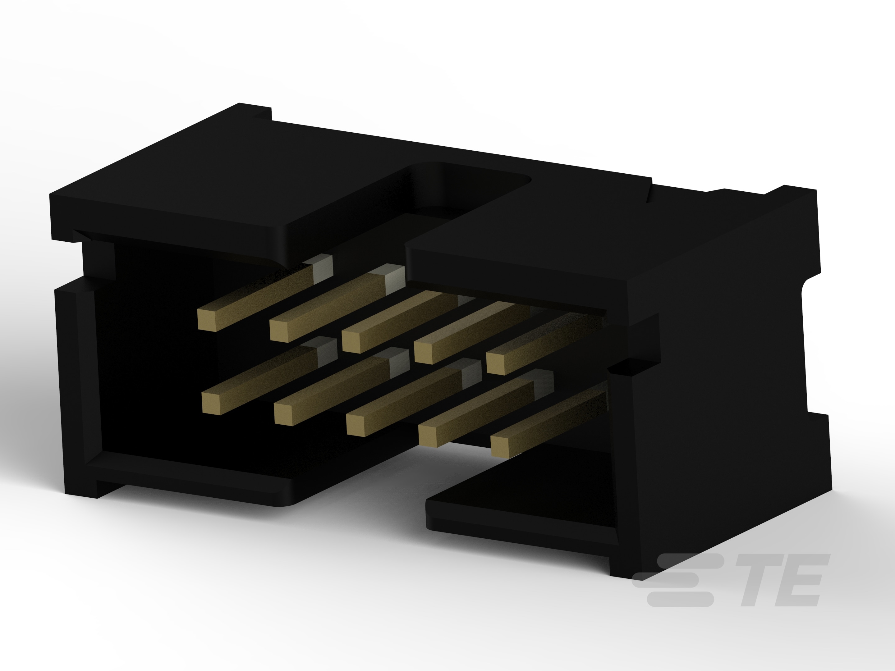 A/L LOW PRO HDR 10P VERT HT-5104338-1