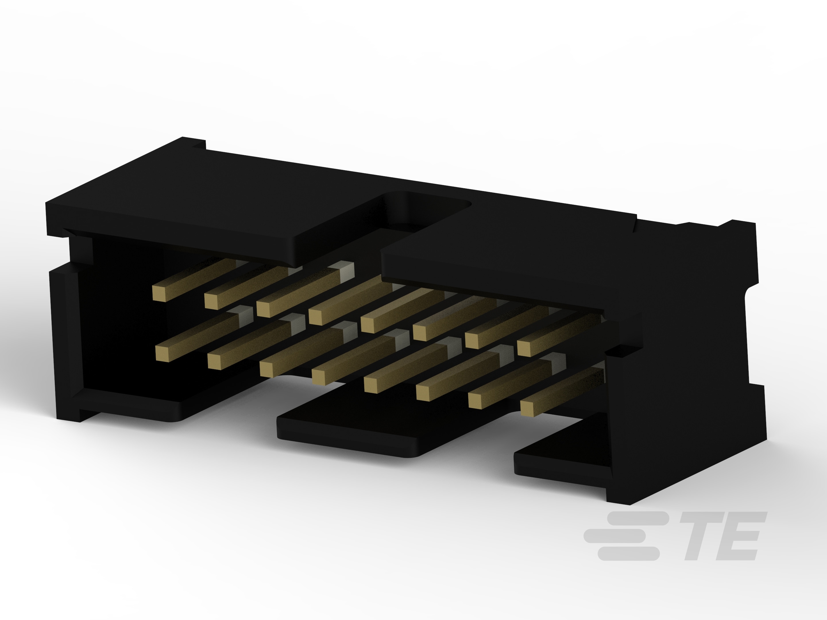 A/L LOW PRO HDR 16P VERT HT-5104338-3