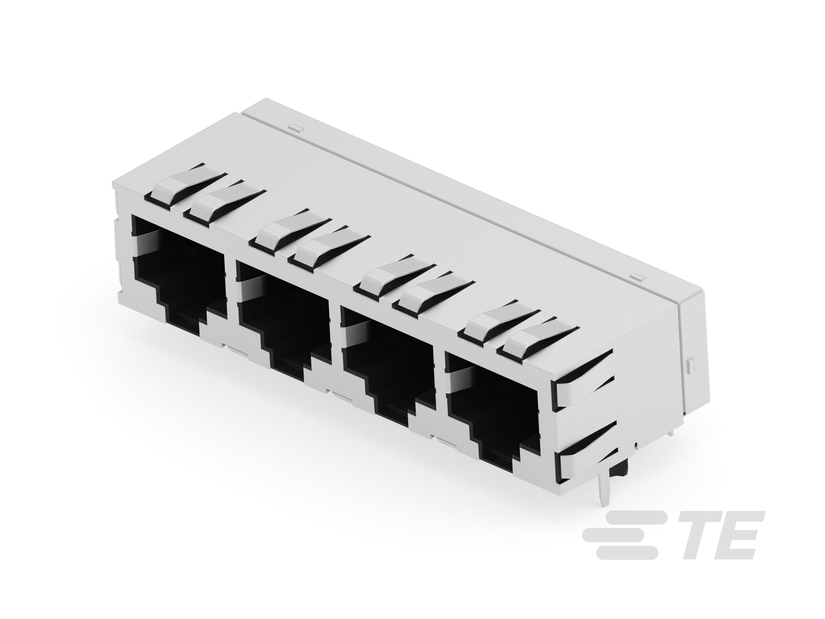 MJ ASSY,4P,8POS,SH,CAT5,NS P/O-5406203-1