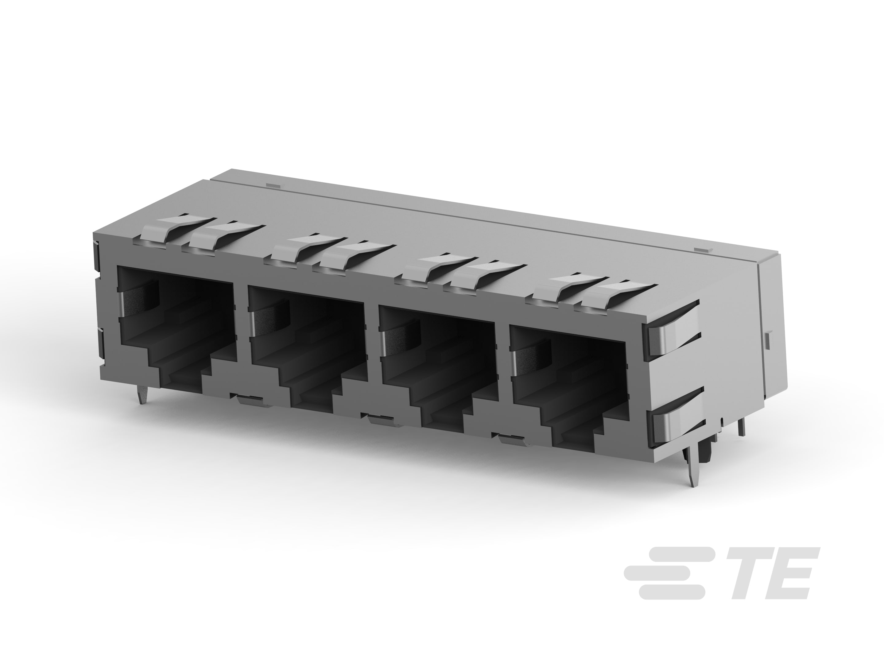 MJ ASSY,4P,8POS,SH,CAT5,NS P/O-5406203-3
