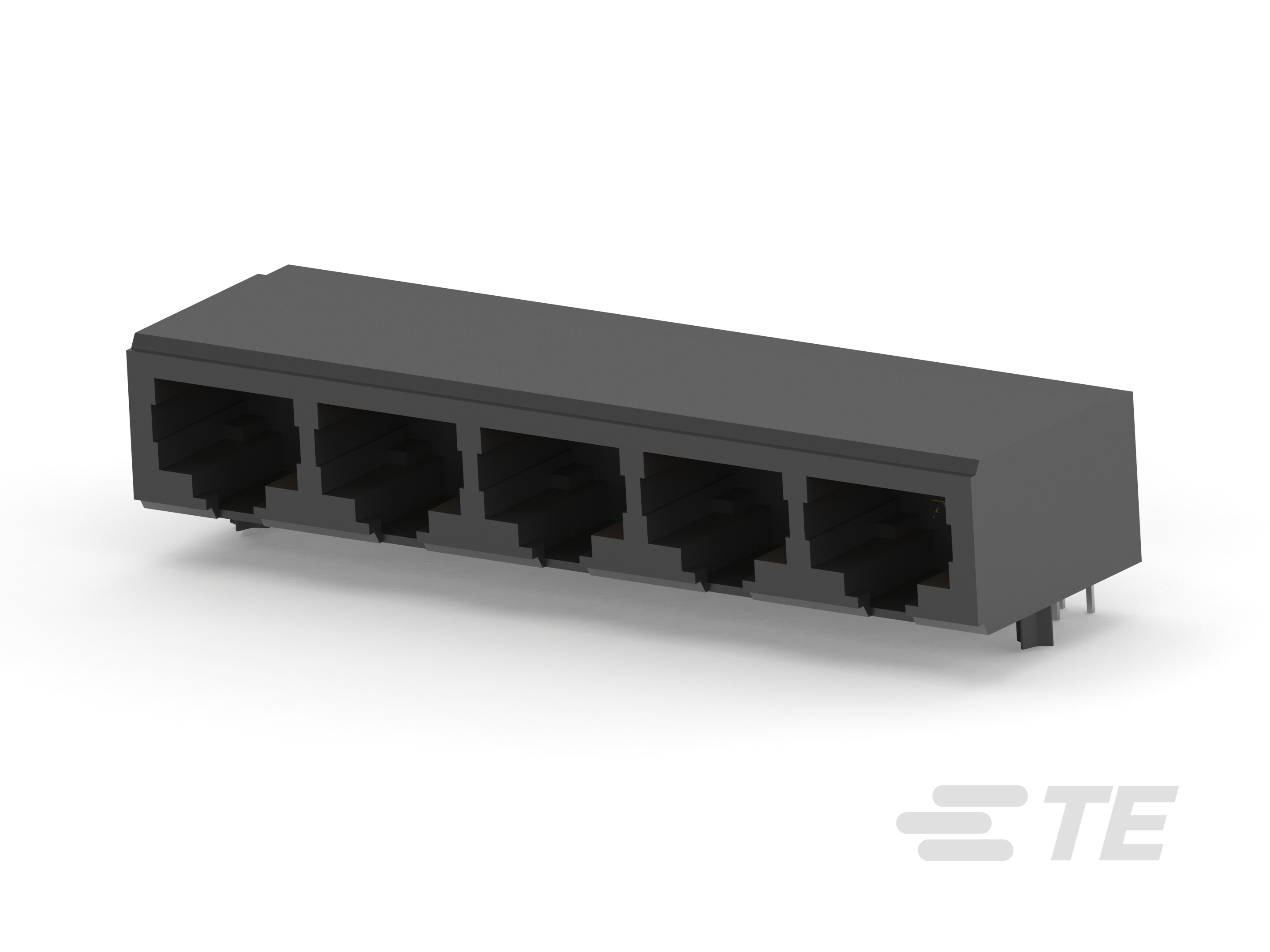 MOD JK ASSY,5PORT,8POSN,RTANG-5557563-1