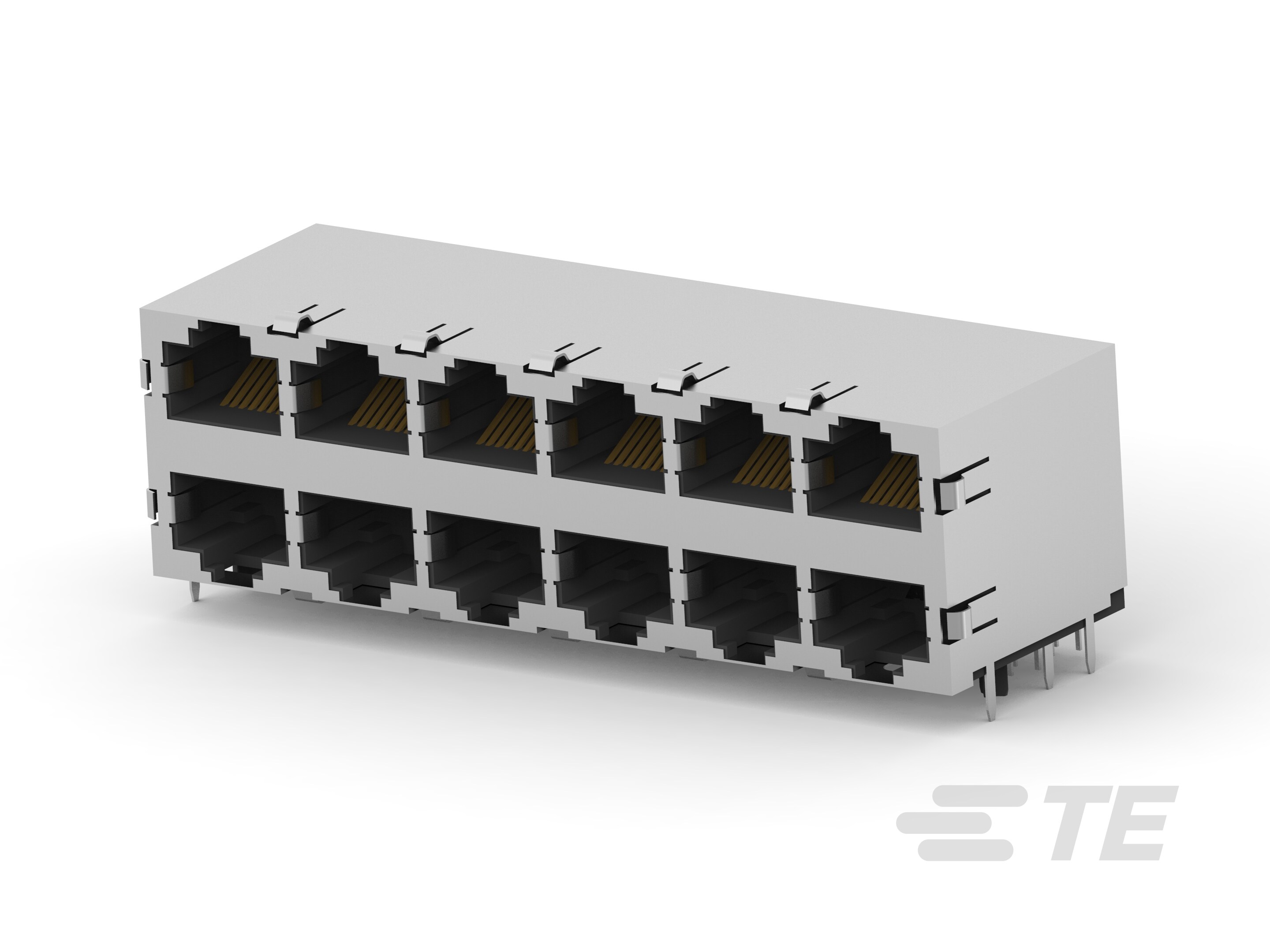 STK MJ,8POS,2X6,SHLD,CAT5
