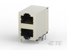 AT-AGCX2 Multiprise Cat: 5 blindés RJ45 socle x2,RJ45 prise