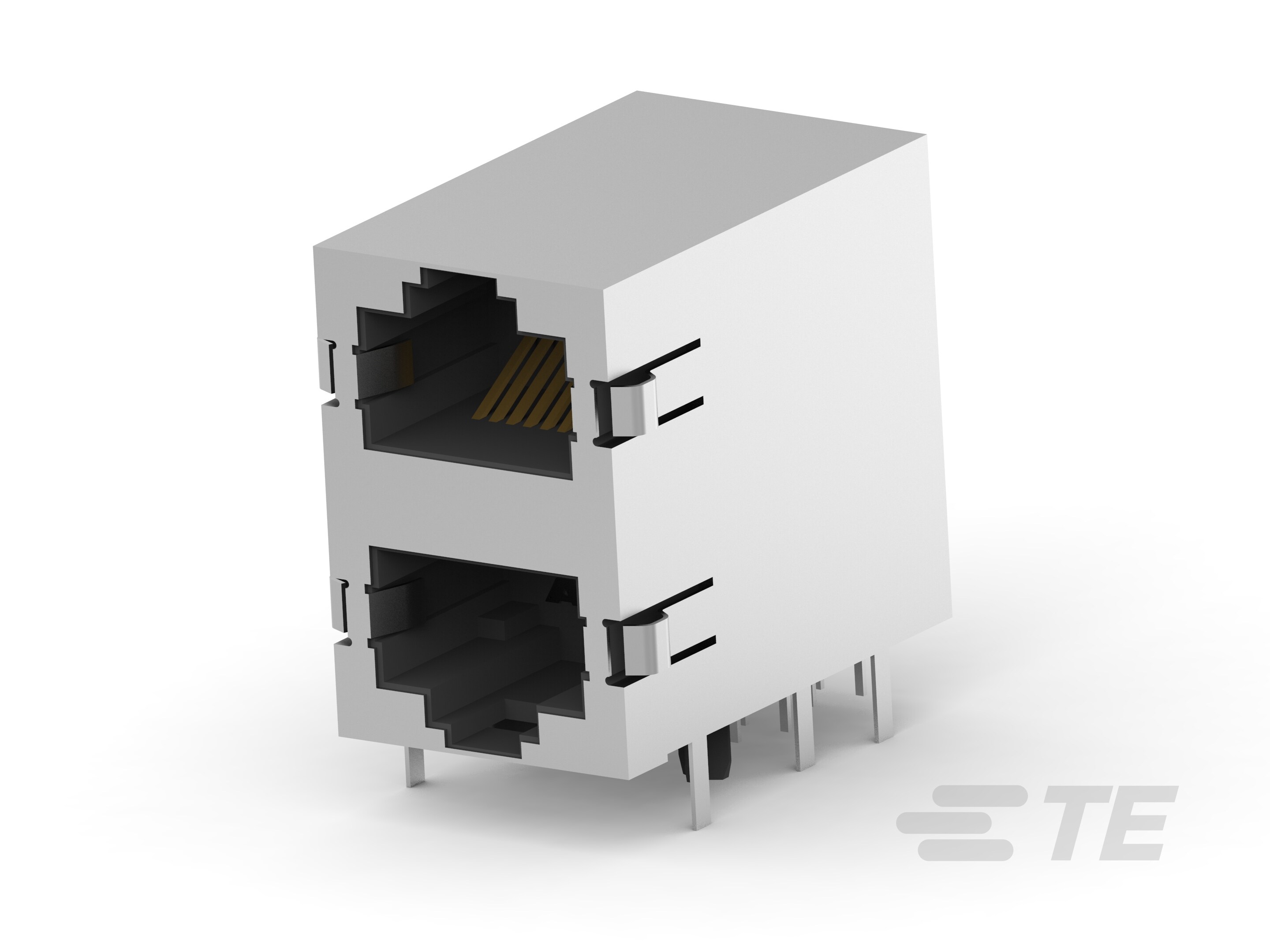 STK MJ ASSY,8POS,2X1,SHLD,CAT5