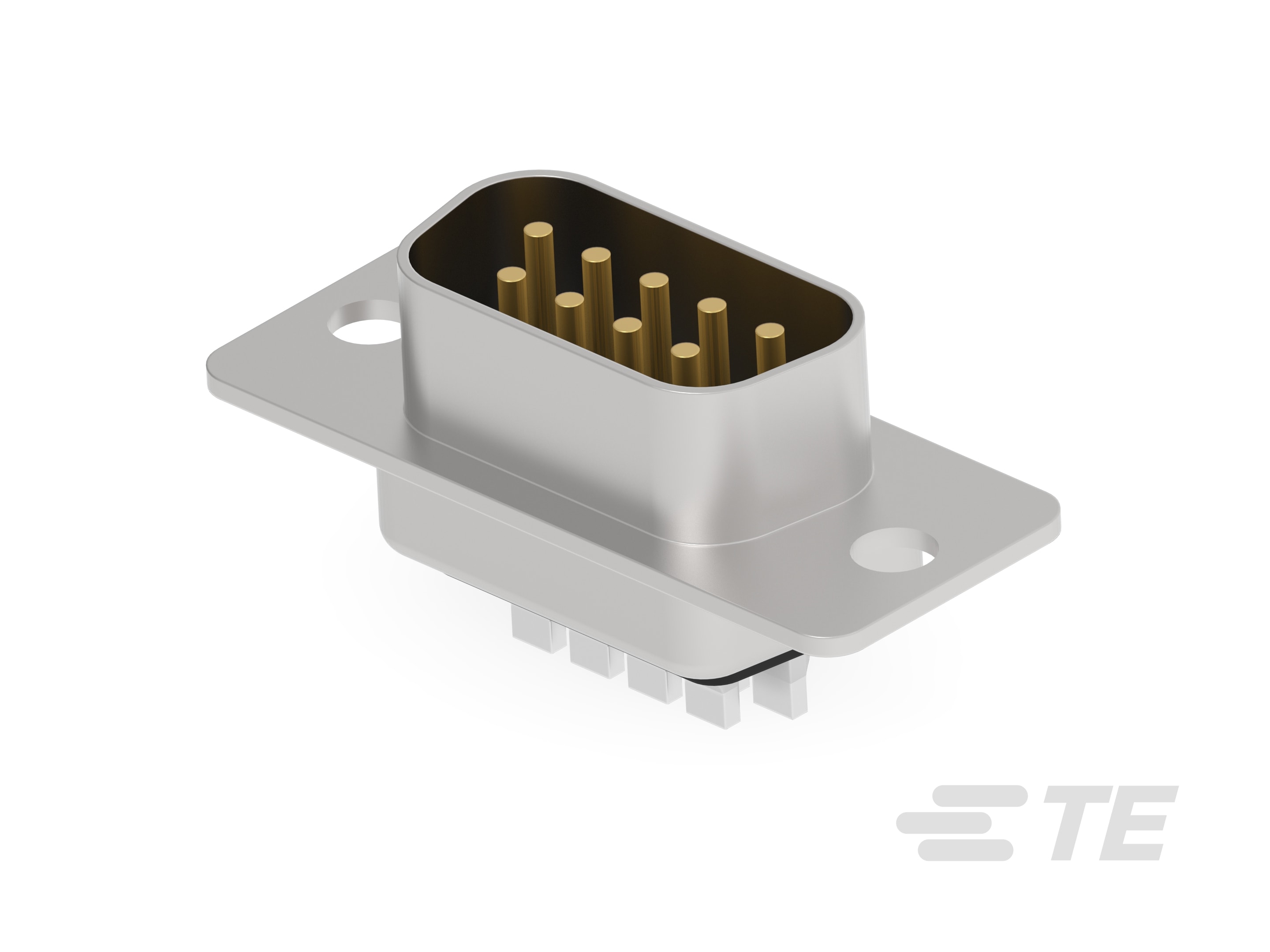 9 Plug Solder Cup, 30 gold, Ro-5-747904-5