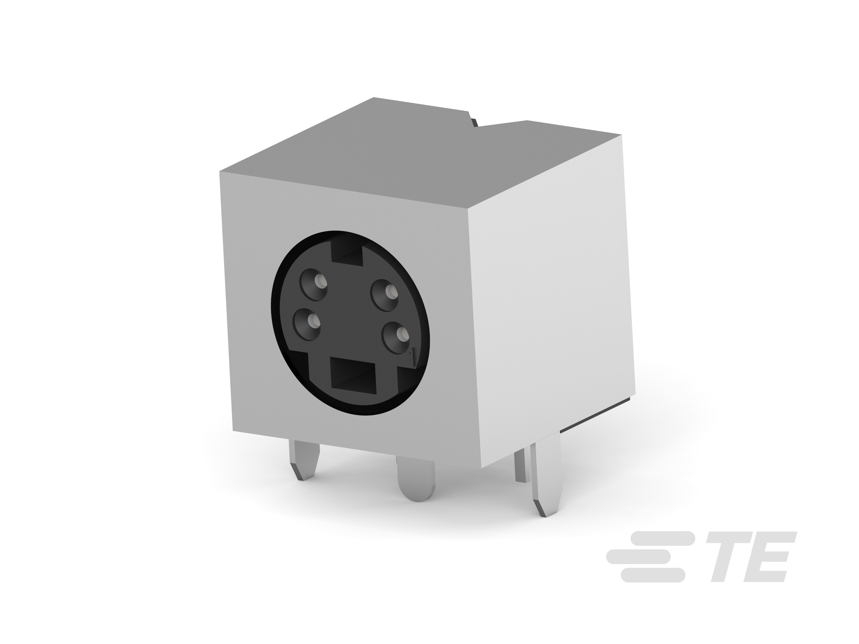 Mini DIN, 4 pos, R/A, Shield-5749263-1