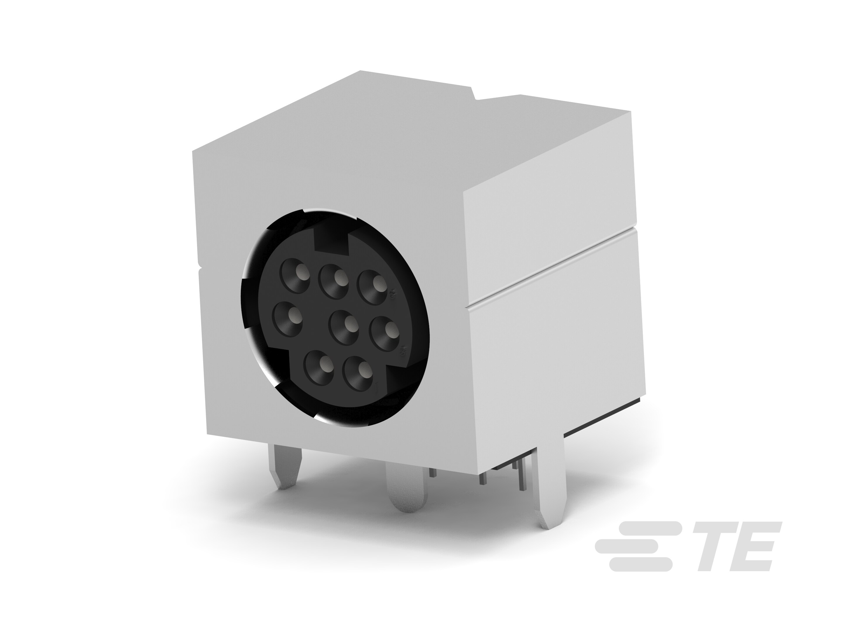 Mini DIN, 8 pos, R/A, Shield-5749268-1