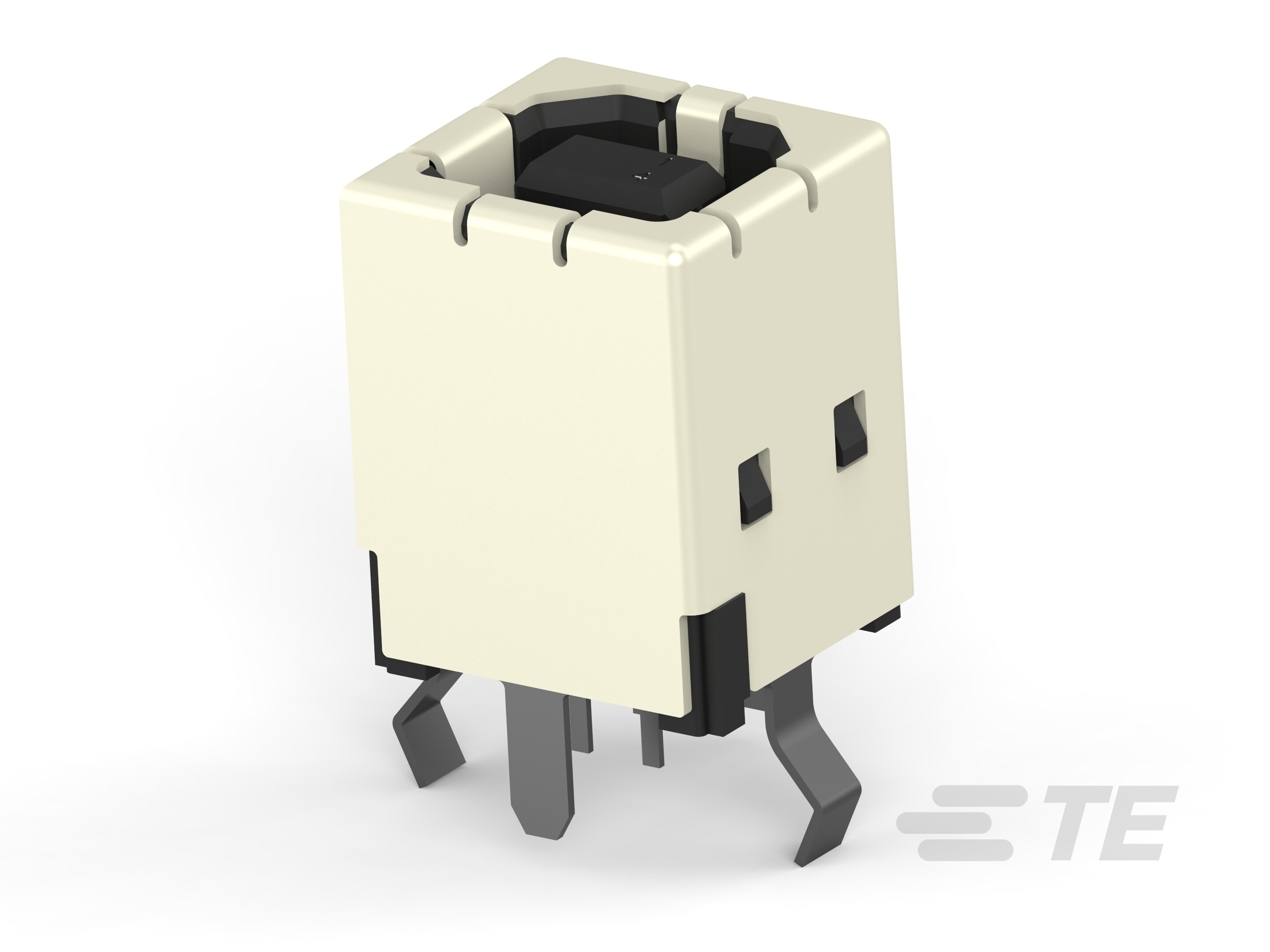 STD USB TYPE B, VERTICAL, T/H, 15U