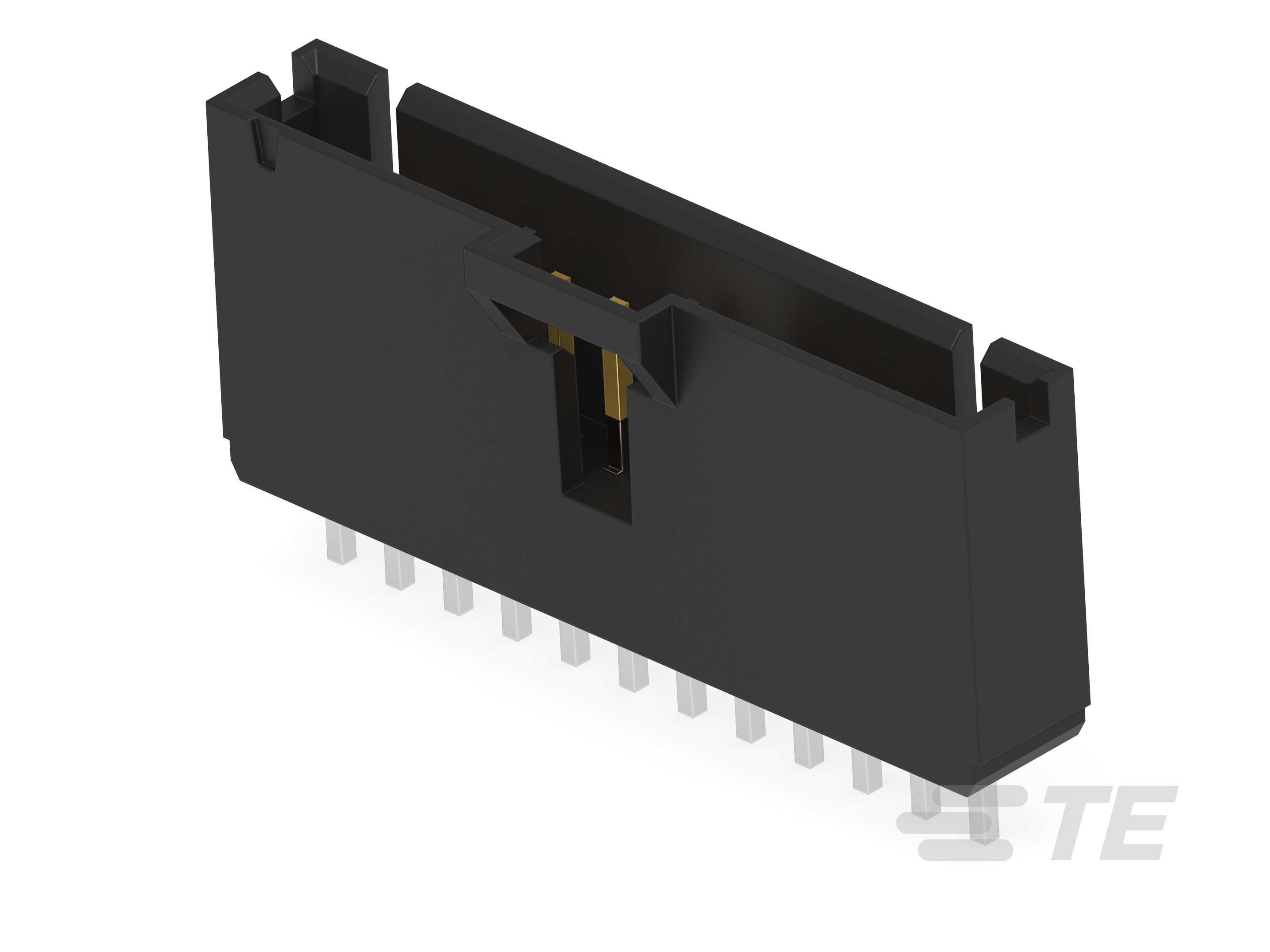 12 MTE HDR SRST LATCH .100CL-6-104363-1