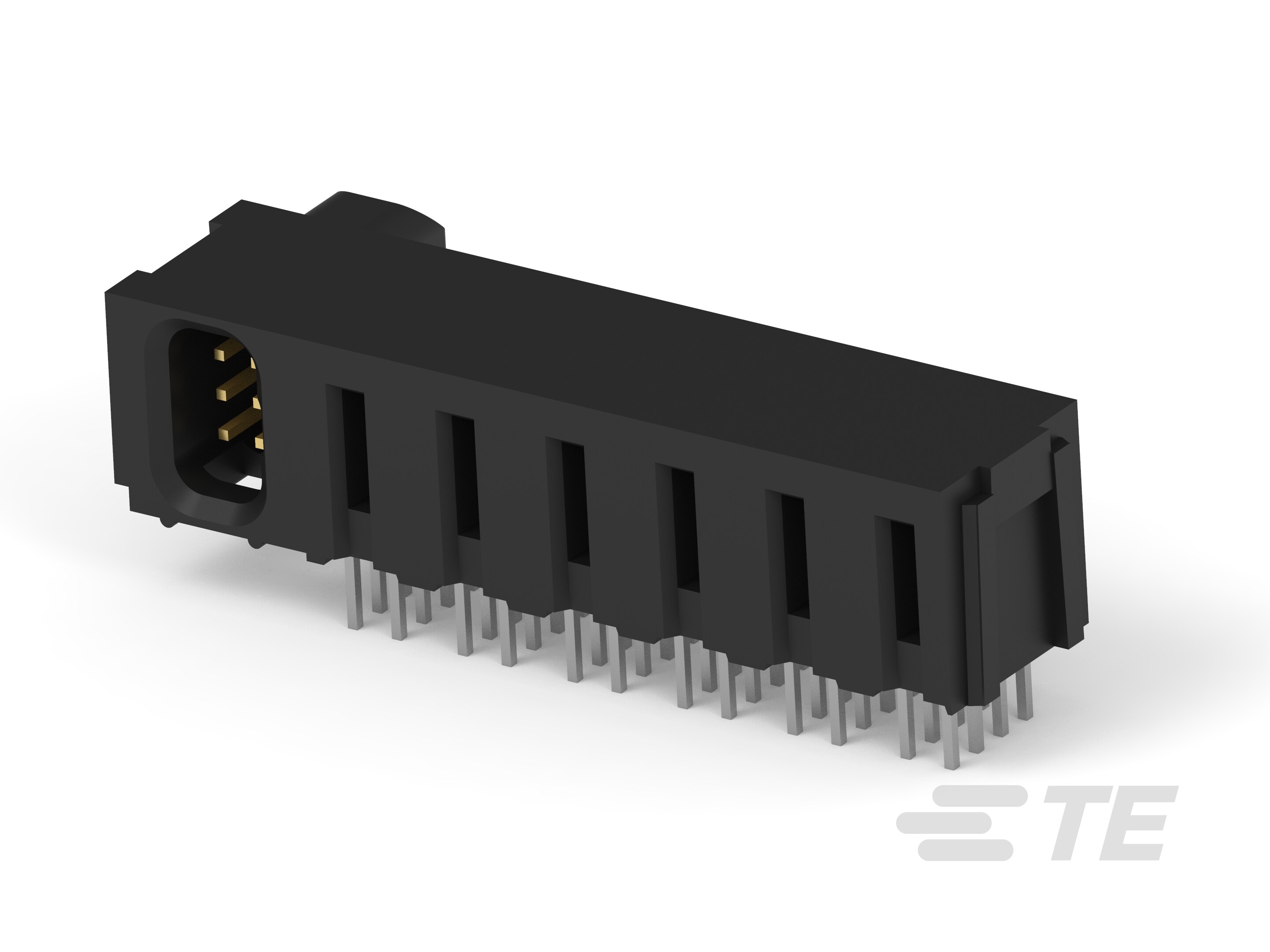 CONNECTOR, SOCKET, RIGHT ANGLE,SOLDER,F-6651677-1