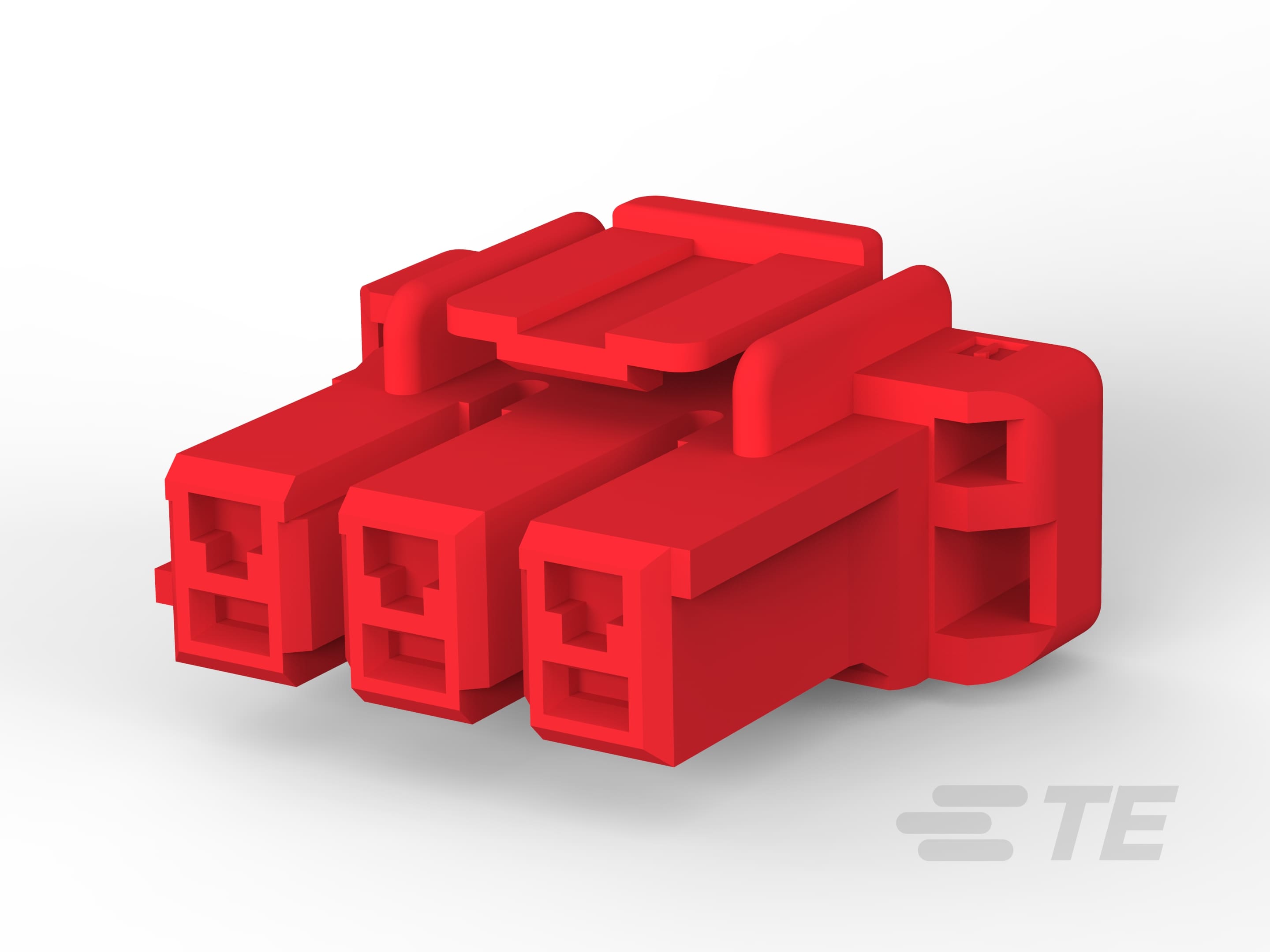 5MM POWER KEY 3P PLUG HSG RED-1-1376389-2