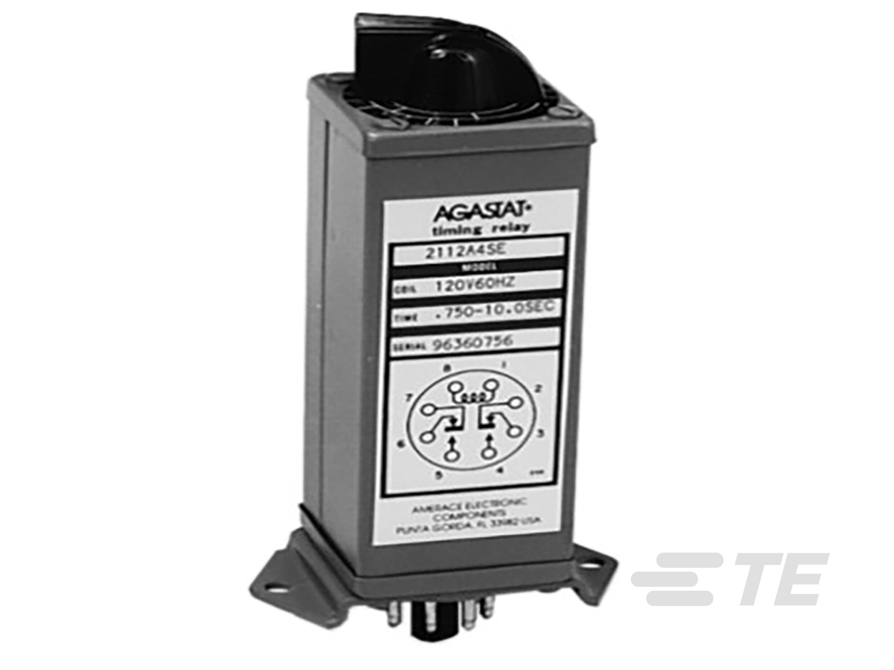 2112A4SG=RLY,MINI,ON,2P,120VAC-1423151-1