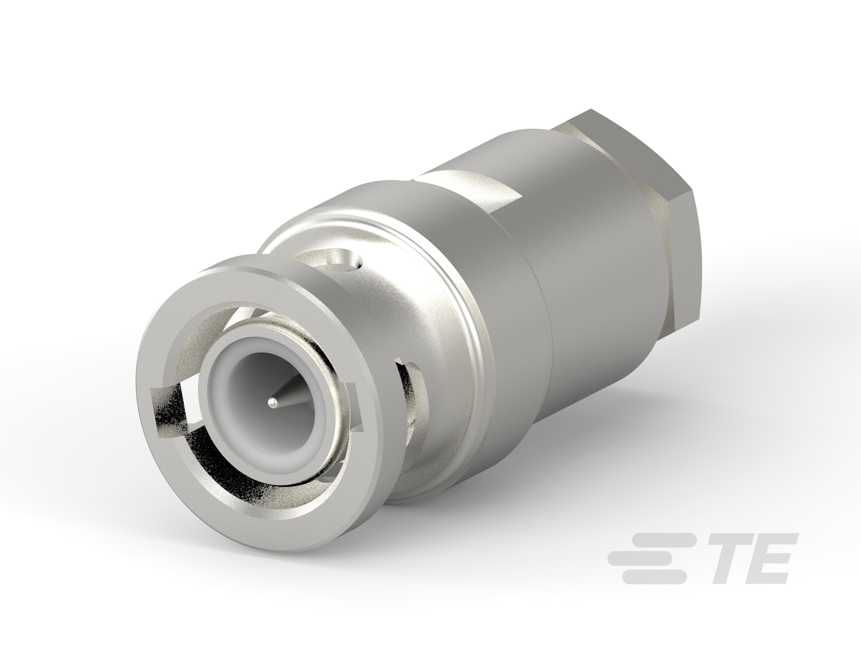 BNC Str Plg PS 50Ohm Silver RG58C/U, 141-1-1478401-0