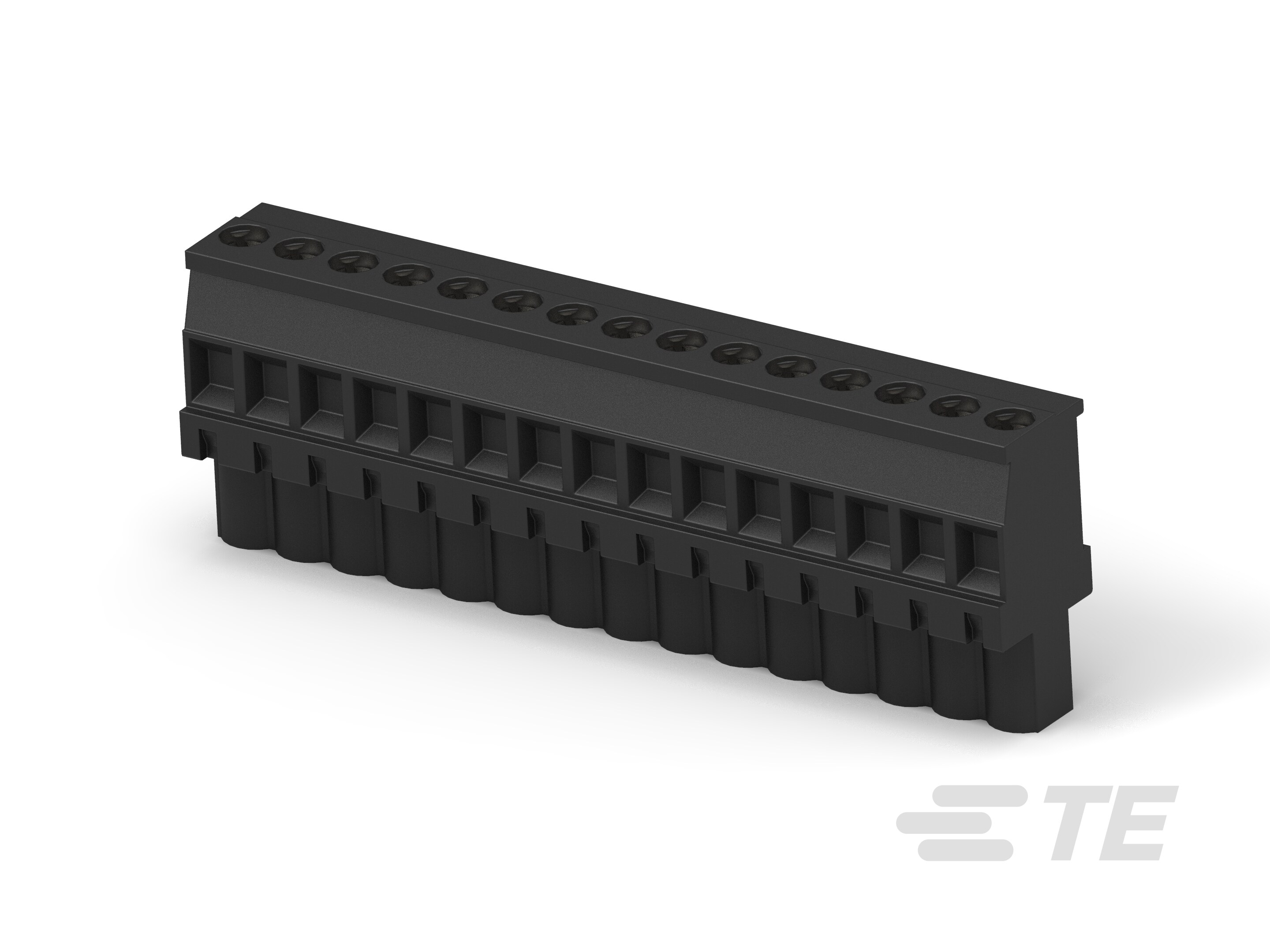 15POS.5MM VERT.PLUG LH BLCK-1-1546118-5