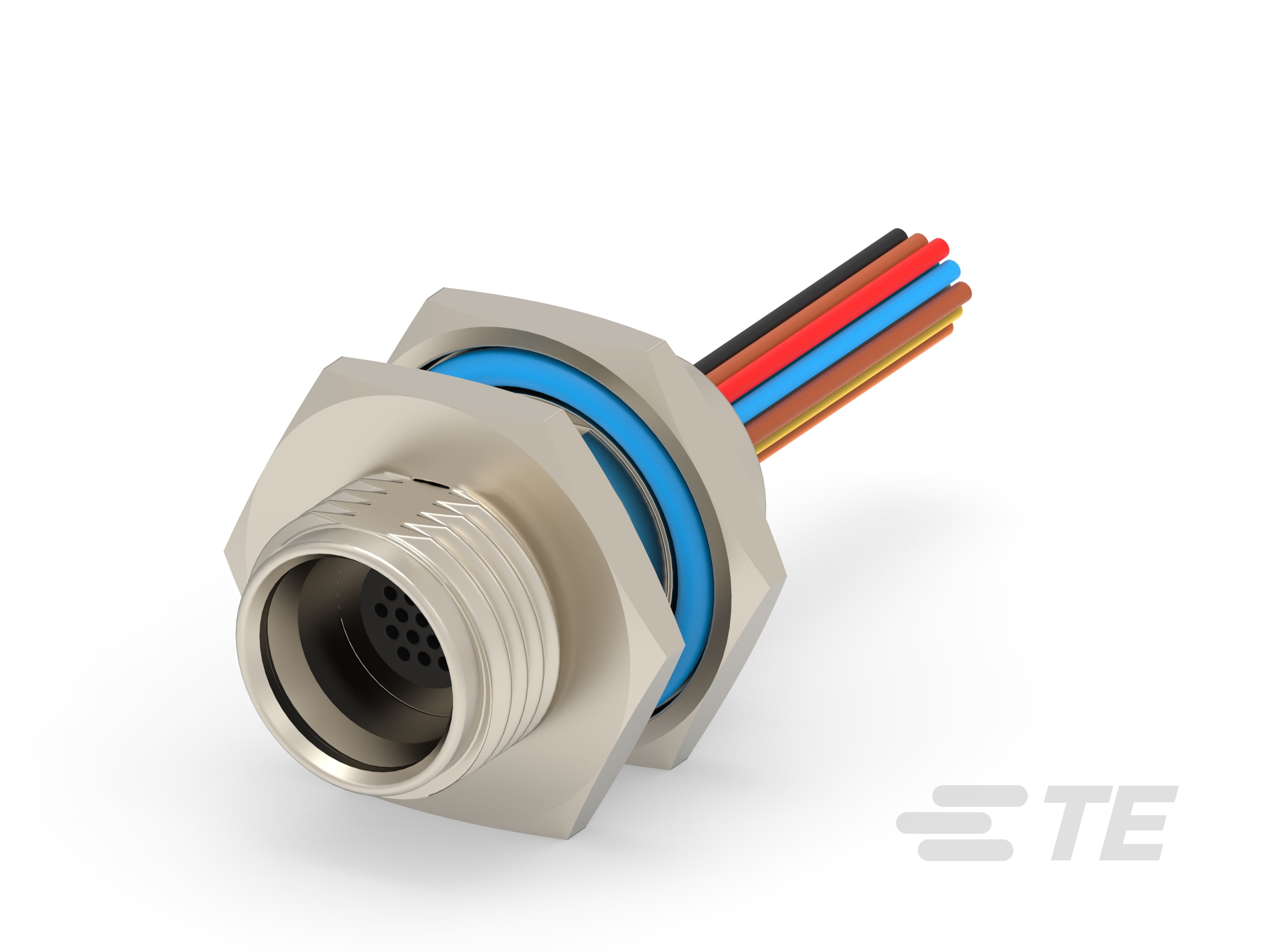 NANONICS 19 Pin Circular Connector: Receptacle, Quick Disconnect-CAT-QCM-19RC