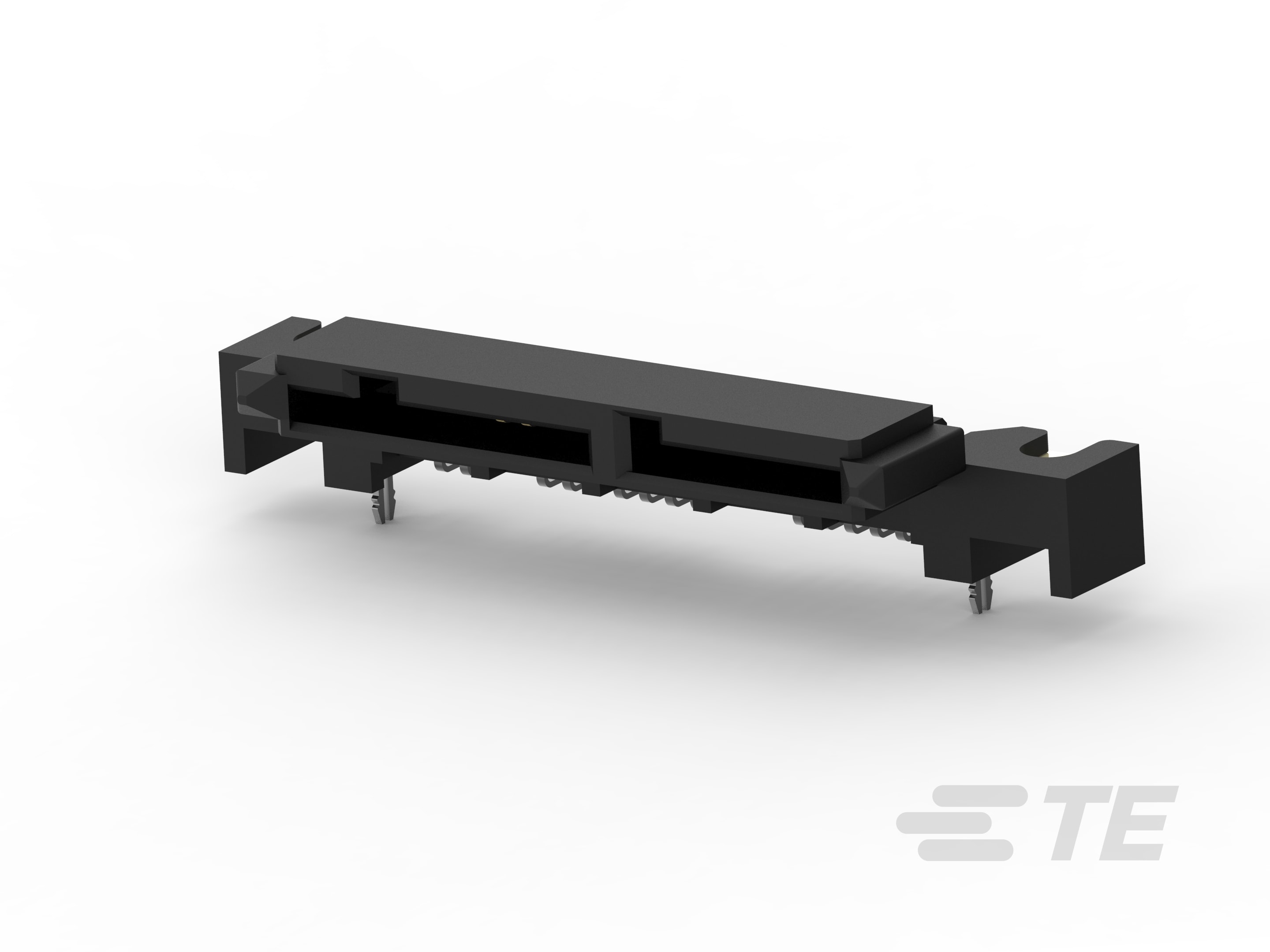 mSATA, Receptacle, R/A SMT, Btm Mt, 30u