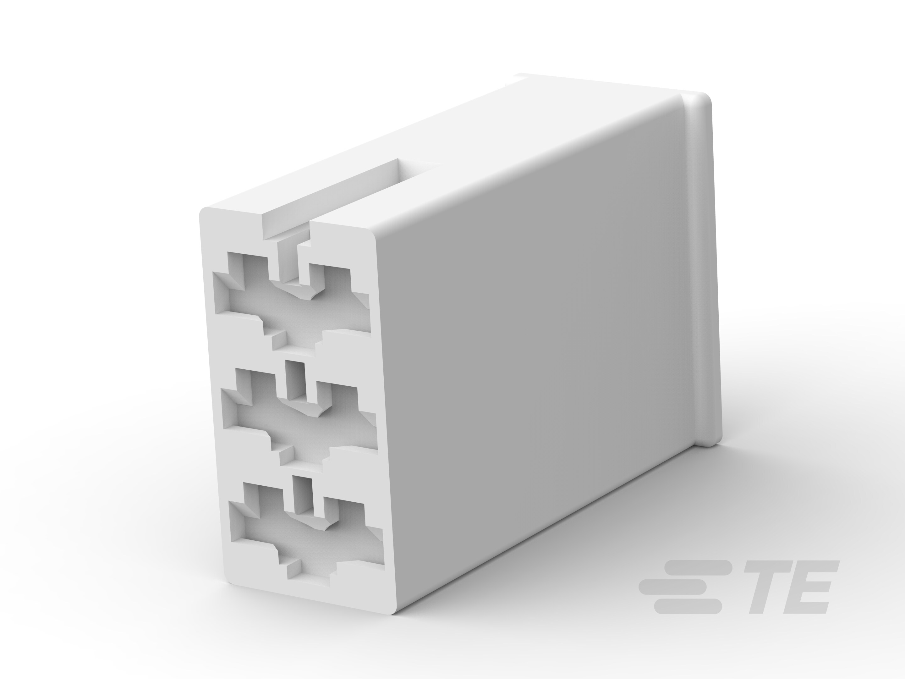 3 POS PL 187(4.8 MM) HOUSING NATURAL-1-1743068-1