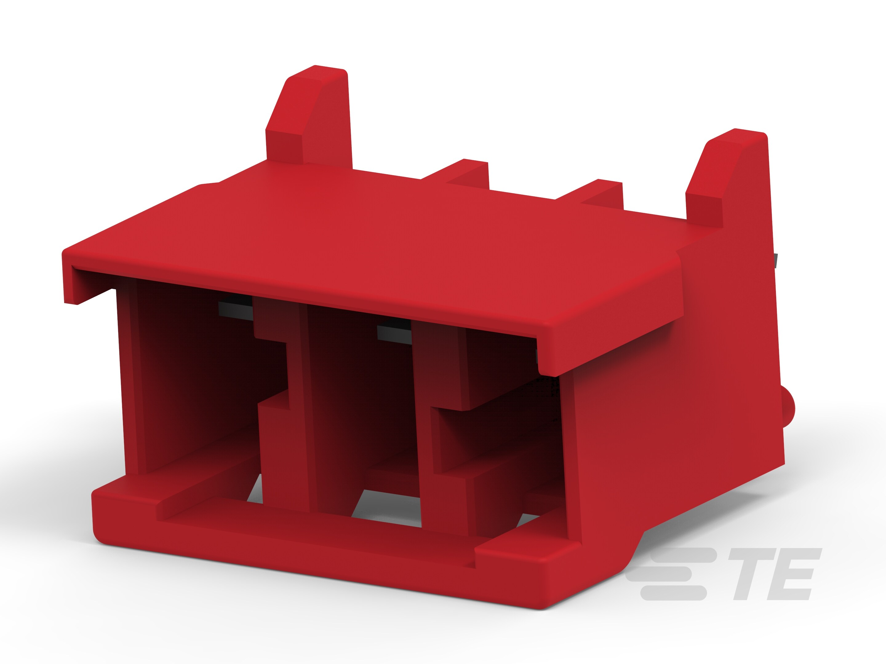 GIC 6.5MM PITCH CONN HDR ASS'Y 3POS RED-1-1747049-2