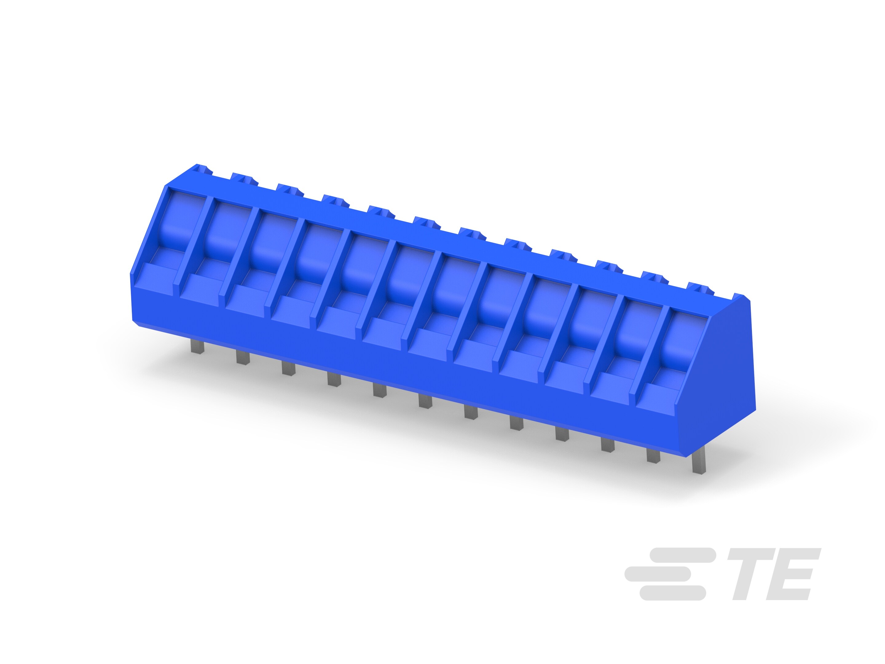 12P TB , 45deg, VT,5.0mm, Blue-1-1776252-2