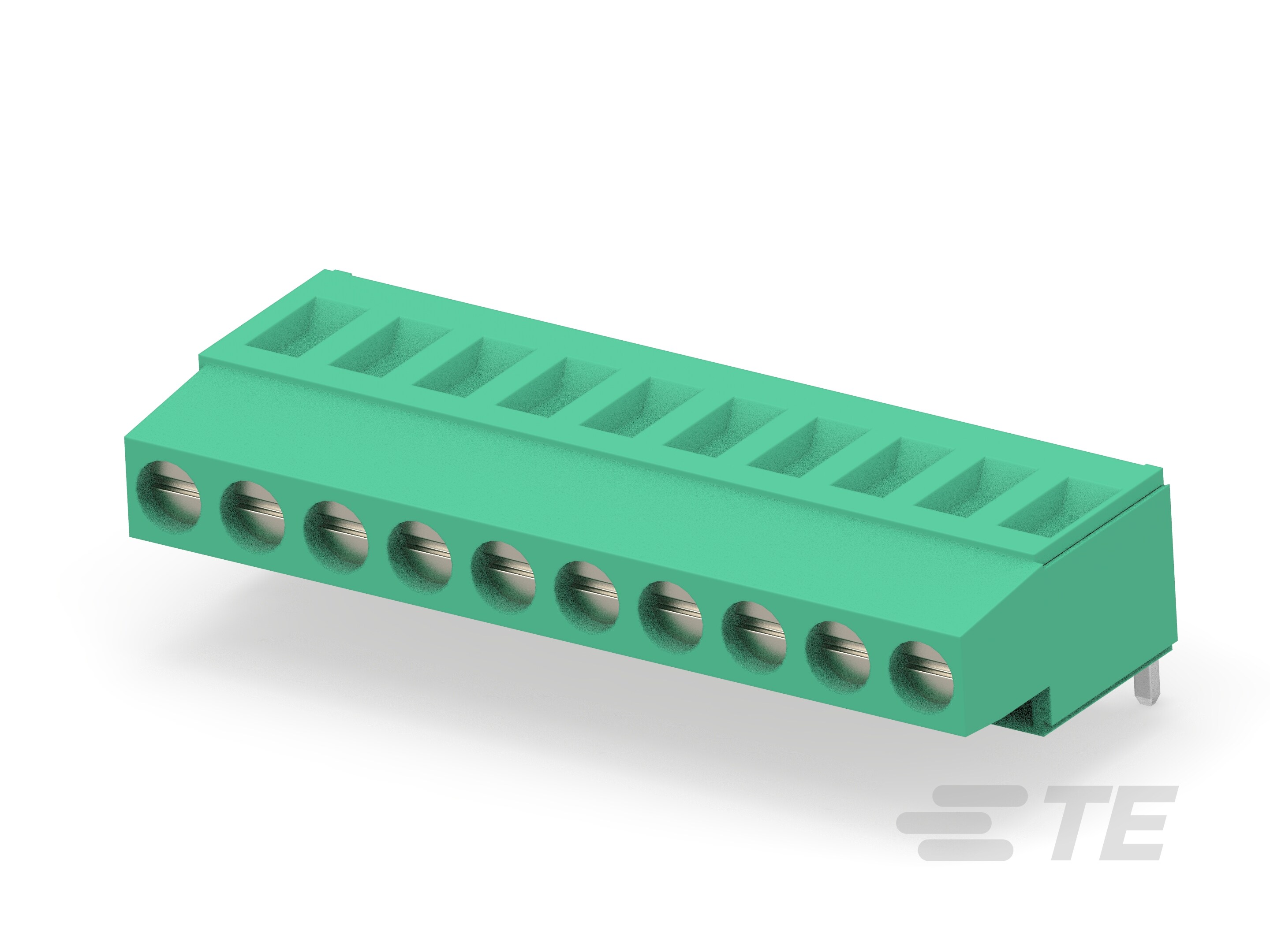 TERMI-BLOK PCB MOUNT 180 10P.5 BlK-1-1776829-0