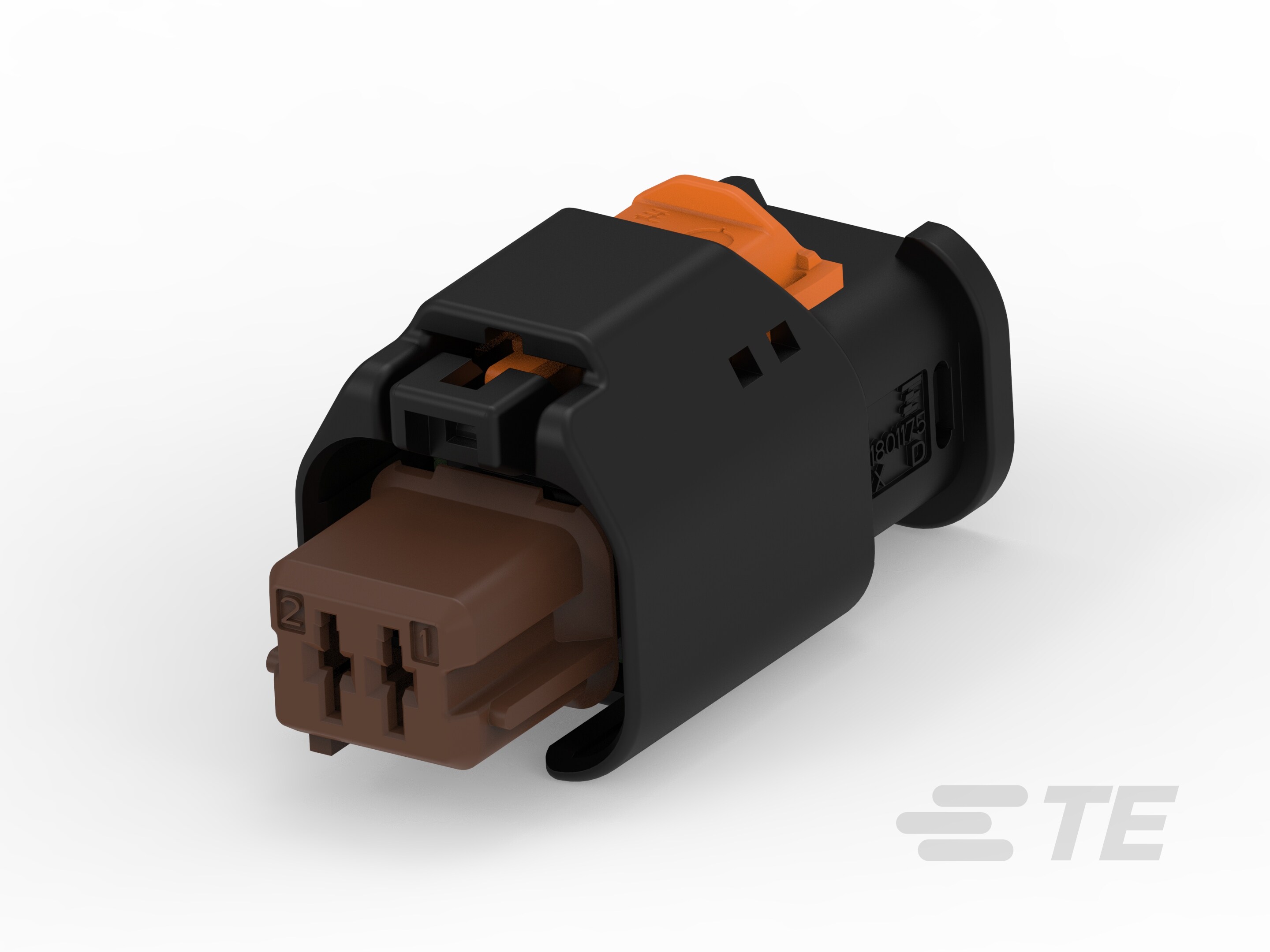 2W RECEPTACLE HP CONNECTOR BROWN-1-1801175-6