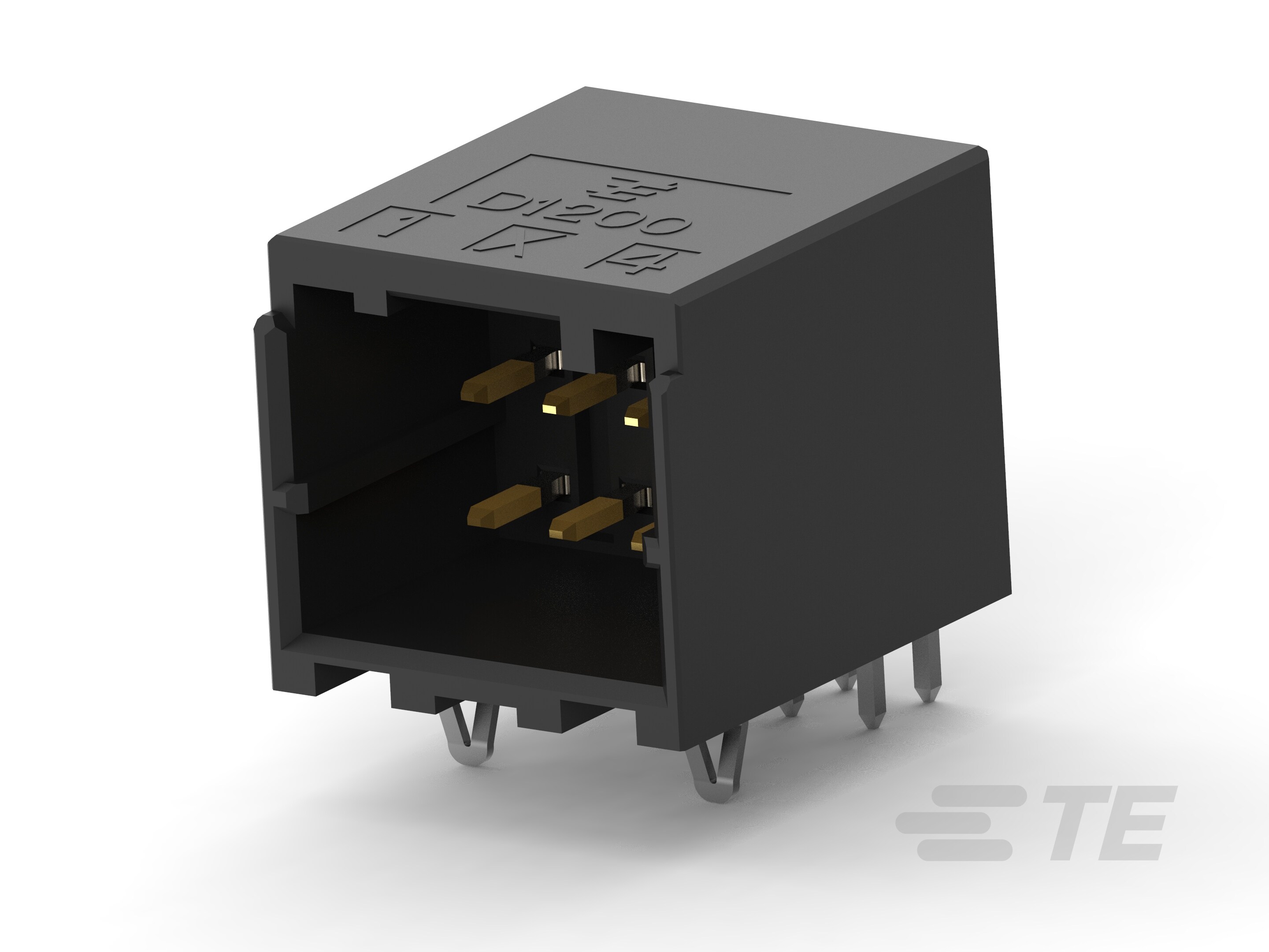 1-1827876-4 : Dynamic Series Header Assembly: Wire-to-Board, 5A, gold or  tin plated | TE Connectivity
