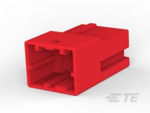 GIC 2.5 W CAP HSG 3P RED-1-1903392-2