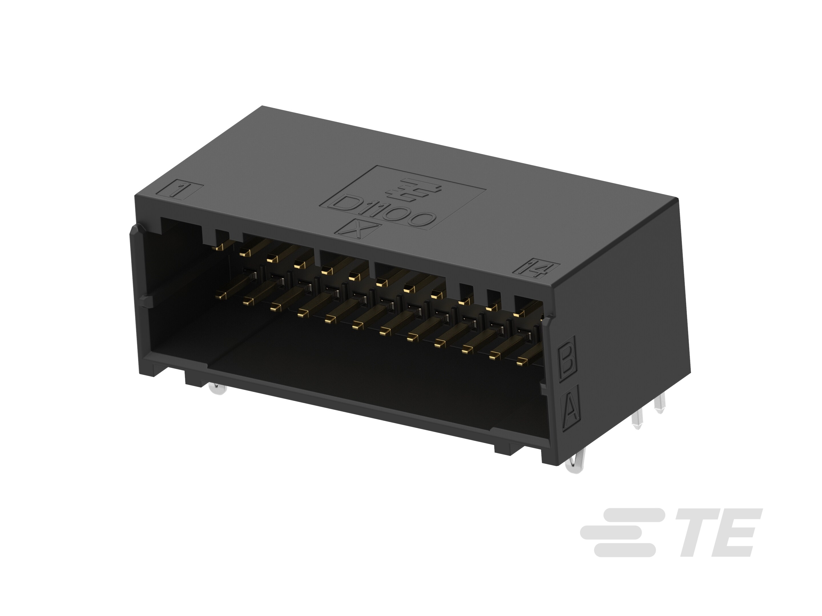 DYNAMIC 1100D HDR ASSY H 28P XBLACK GOLD-1-1939638-4