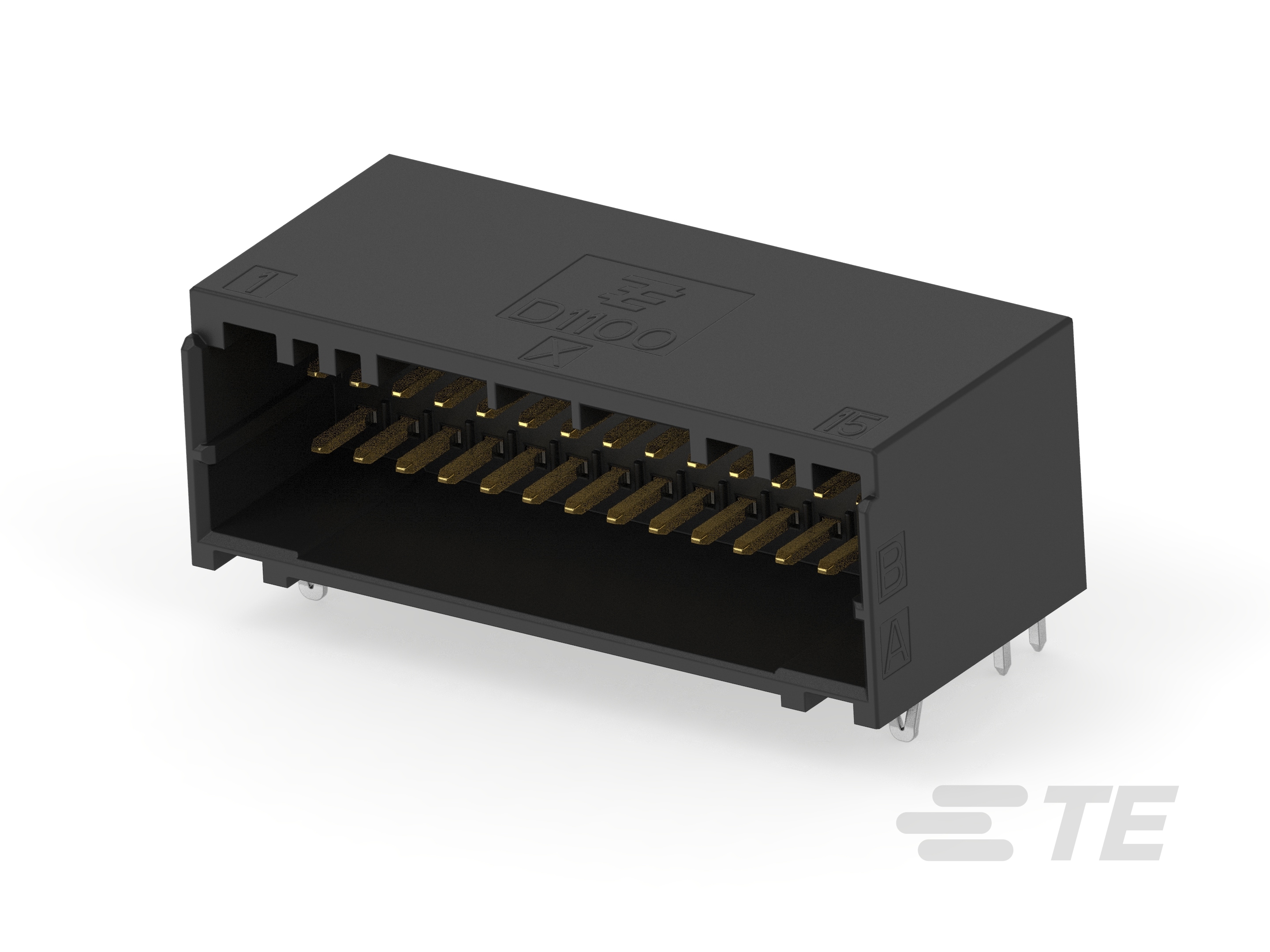 DYNAMIC 1100D HDR ASSY H 30P XBLACK GOLD-1-1939638-5