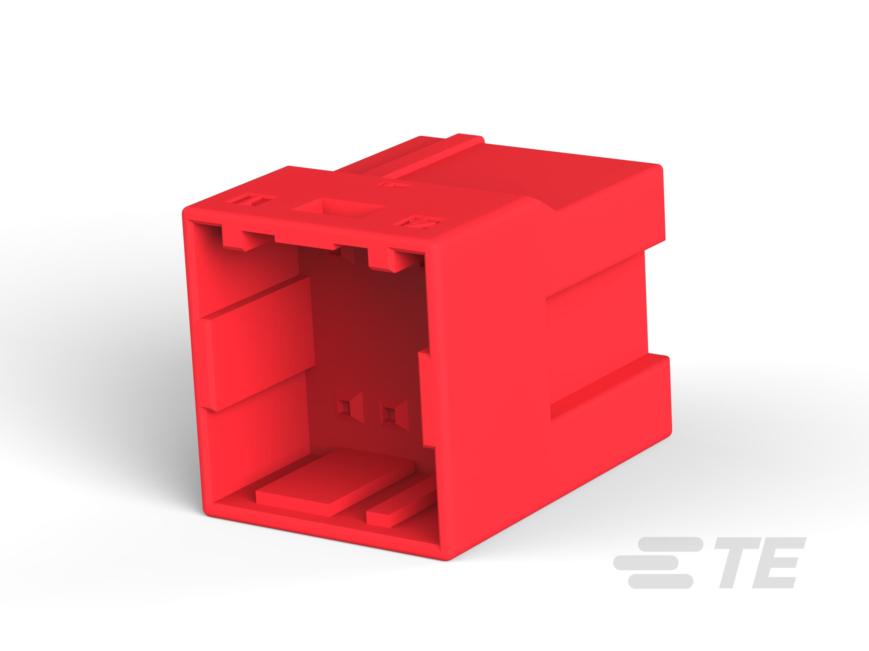 GIC2.5W CAP HOUSING 8POS (2-ROW) RED-1-1981971-2