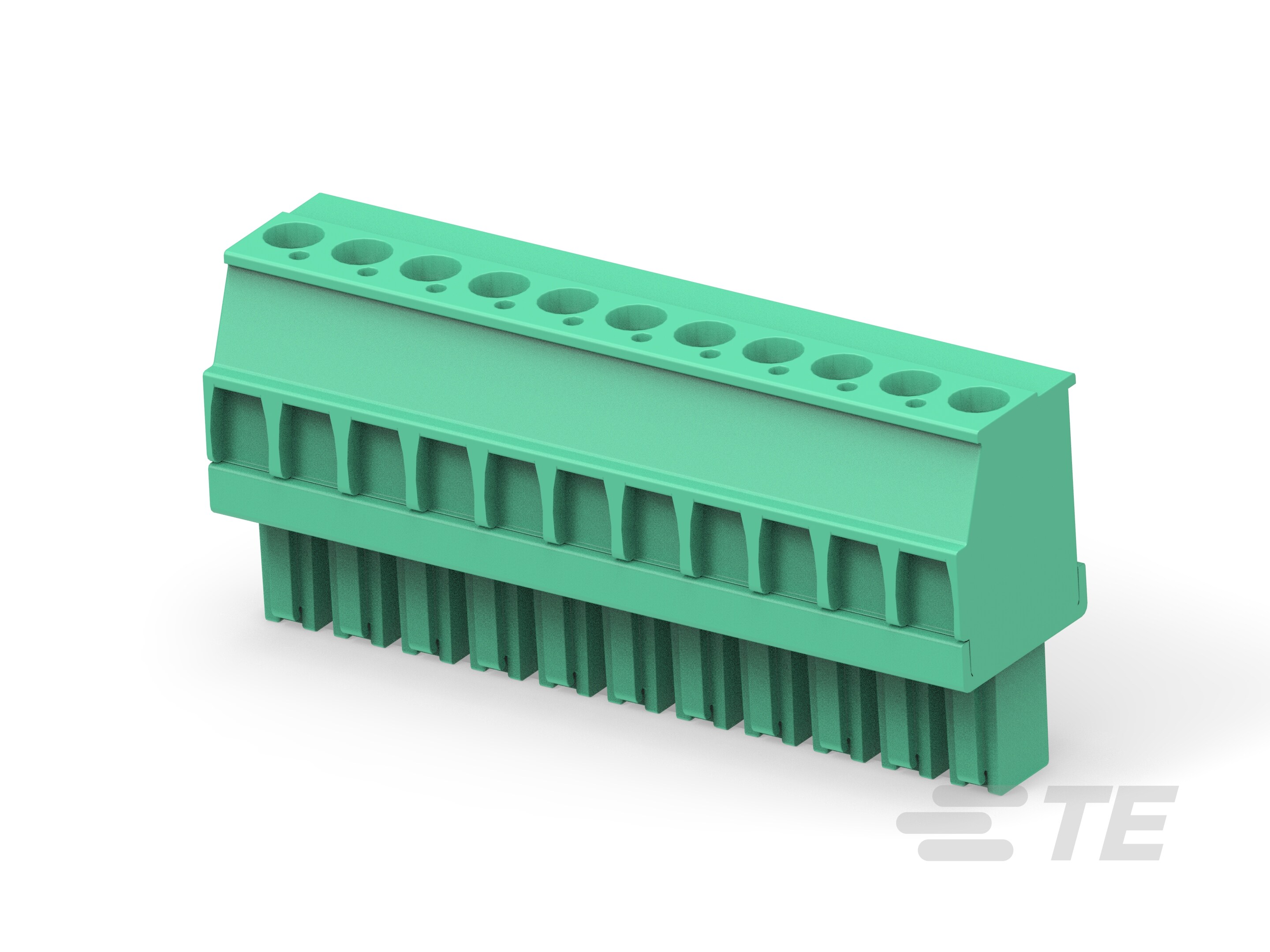 Str Plug, 3.81mm, Green, RH, 11 posn-1-1986374-1