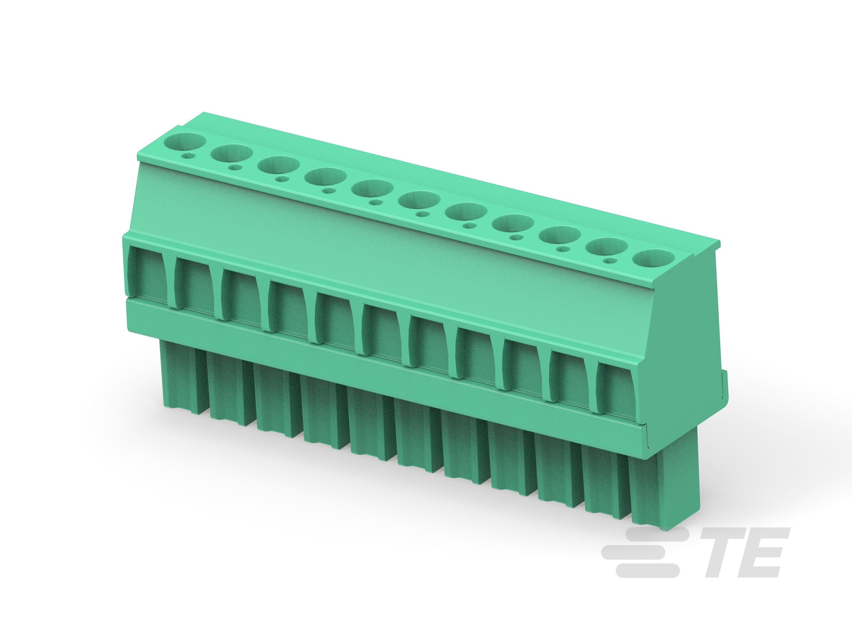 Str Plug, 3.81mm, Green, LH, 11 posn-1-1986375-1