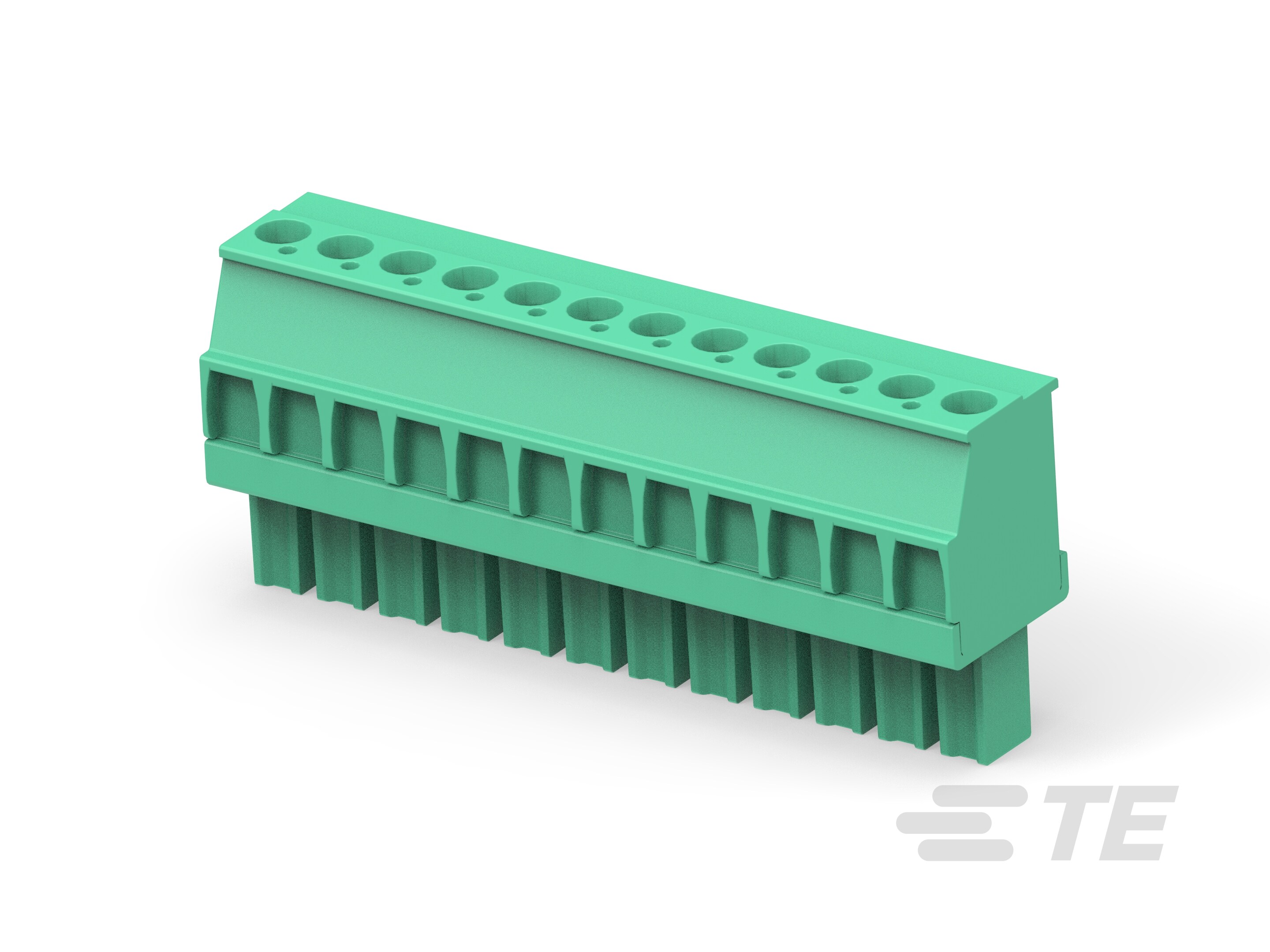 Str Plug, 3.81mm, Green, LH, 1-1-1986375-2