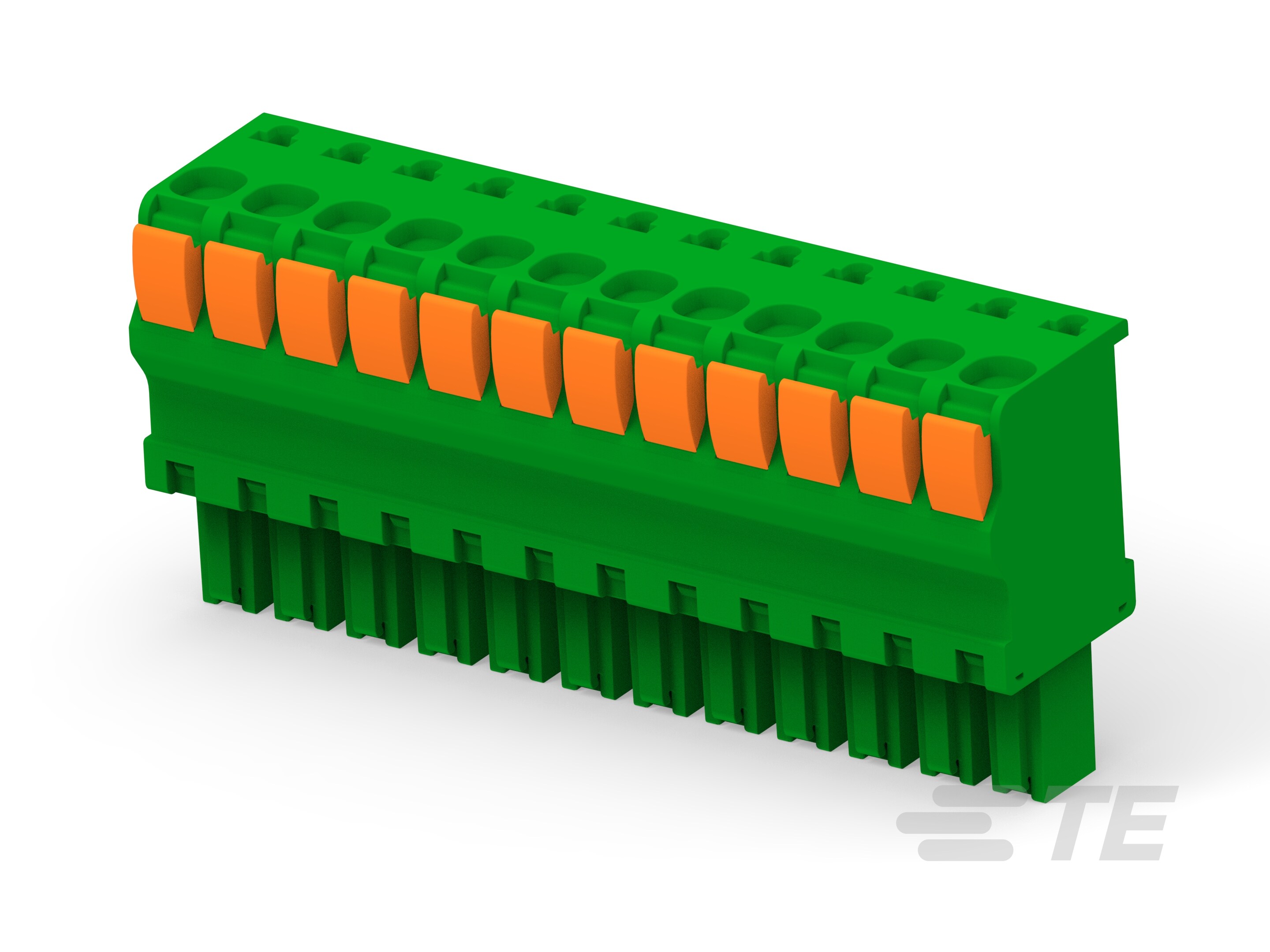 STR PLUG SPRING TYPE RH 12P, 3.81mm-1-1986720-2