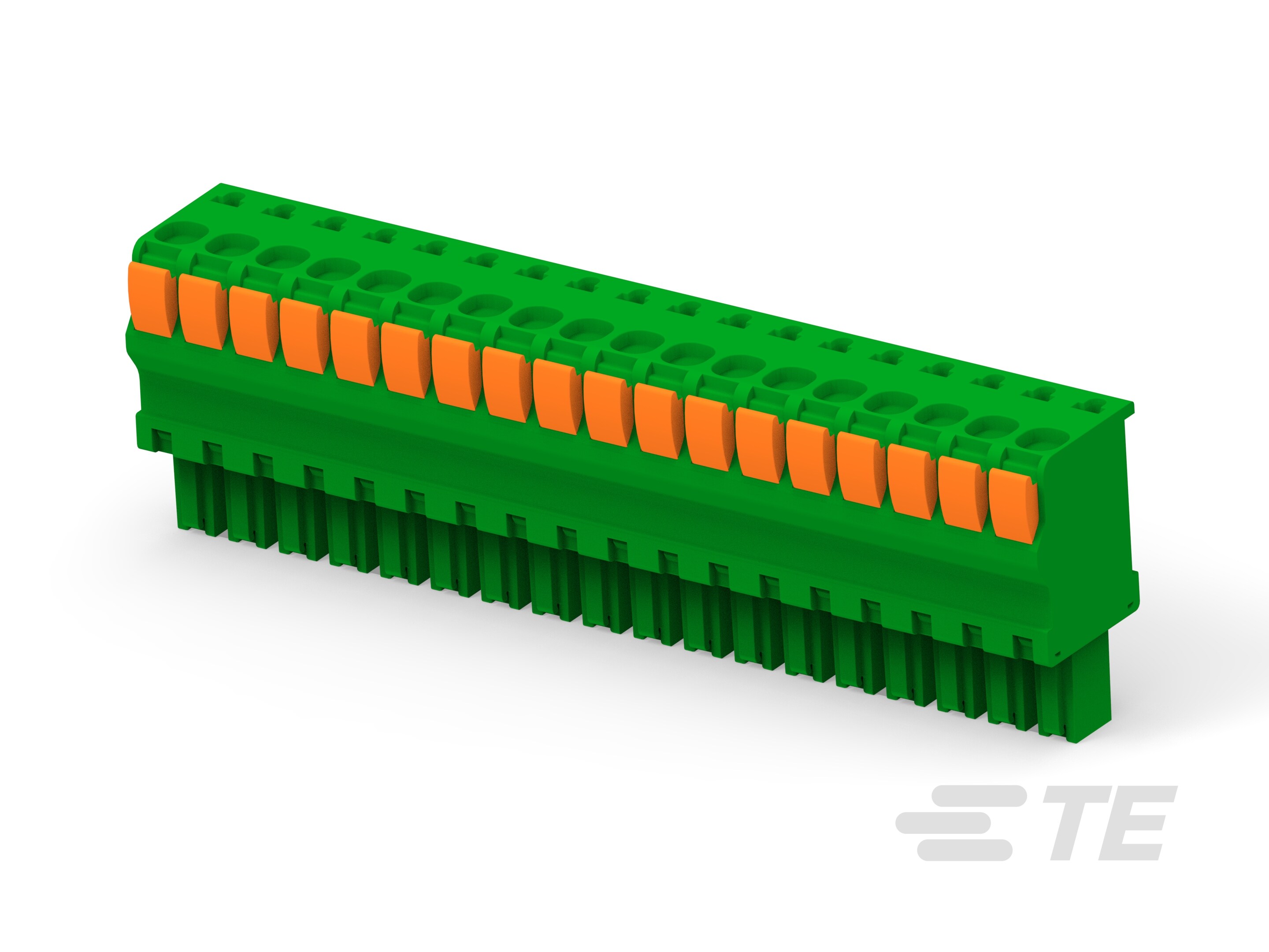 STR PLUG SPRING TYPE RH 18P, 3.81mm-1-1986720-8