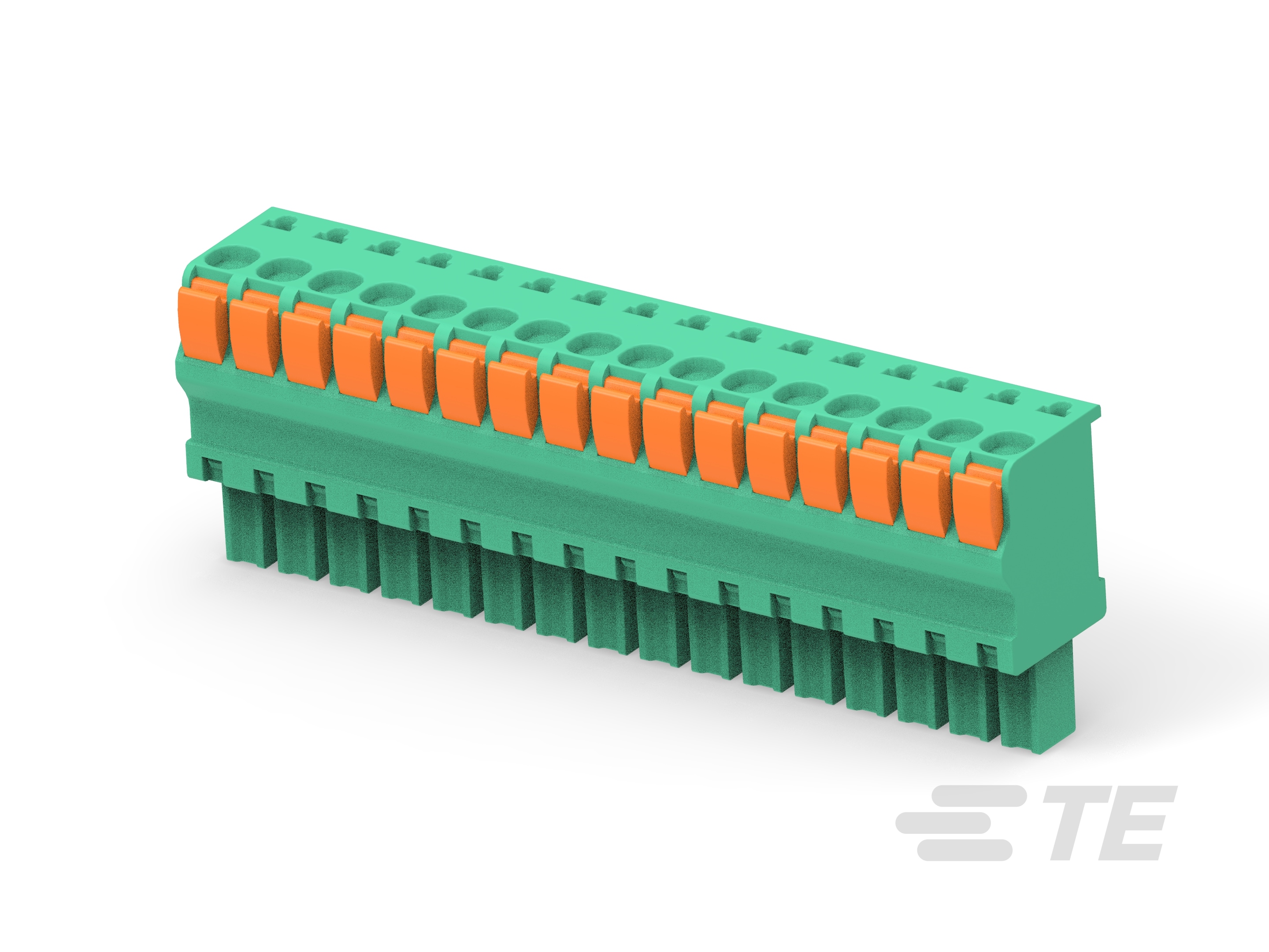 STR PLUG SPRING TYPE LH 16P, 3.81mm-1-1986722-6