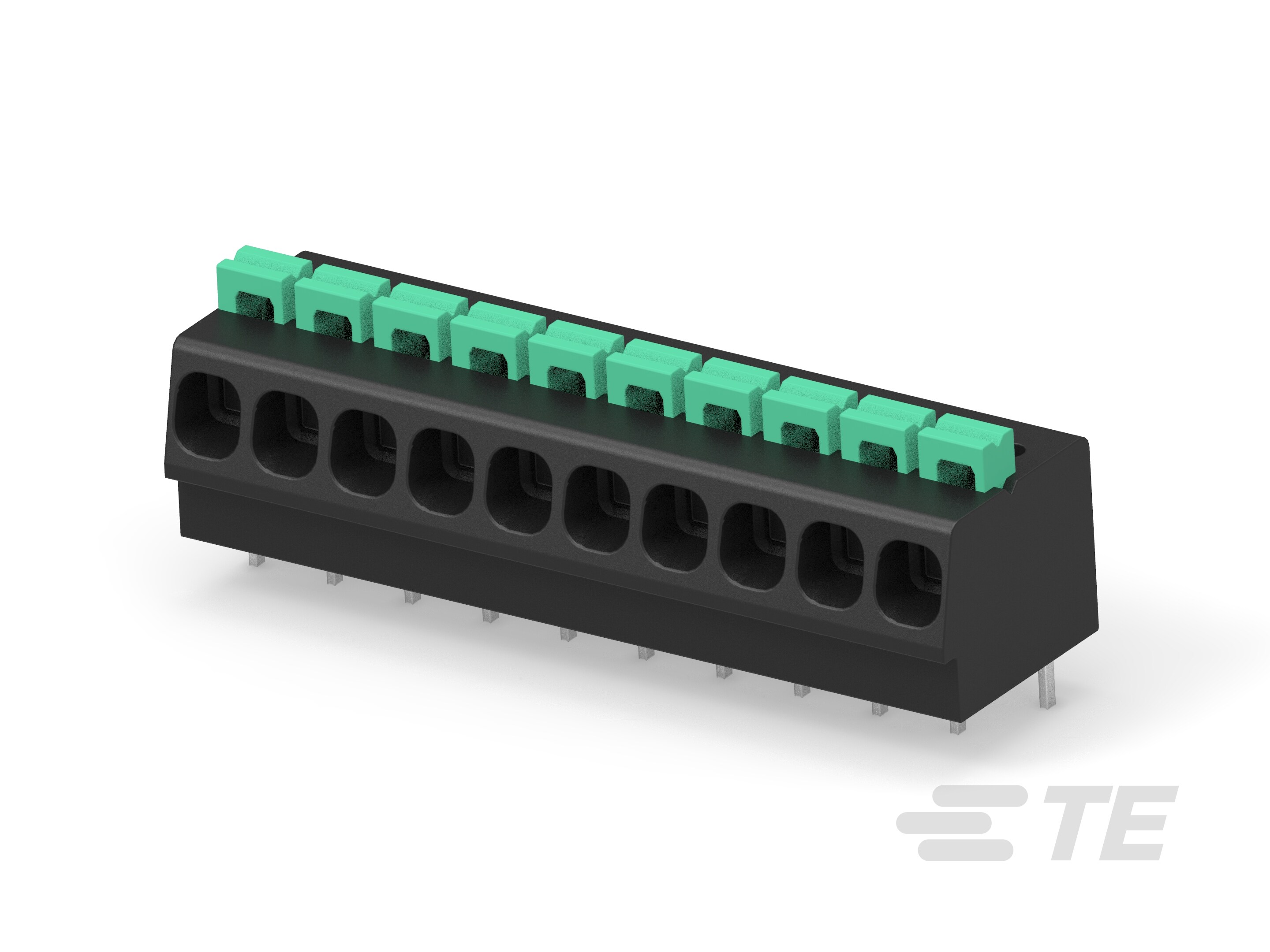 10P TB,PCB MNT,SPRNG, HIGH TEMP,5.08MM-1-1986816-0