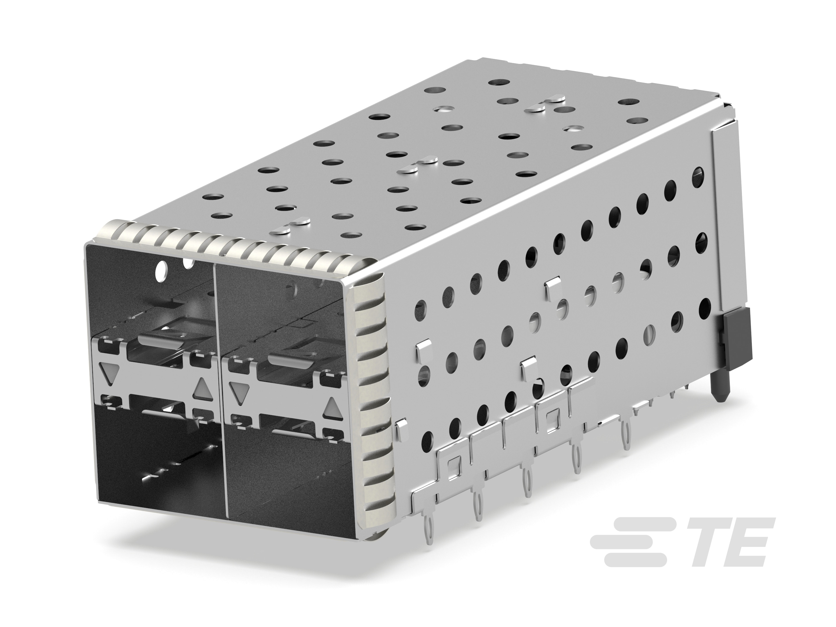 SFP+ assy 2x2 Sprg Outer Lp Sn Enhanced-1-2007637-7