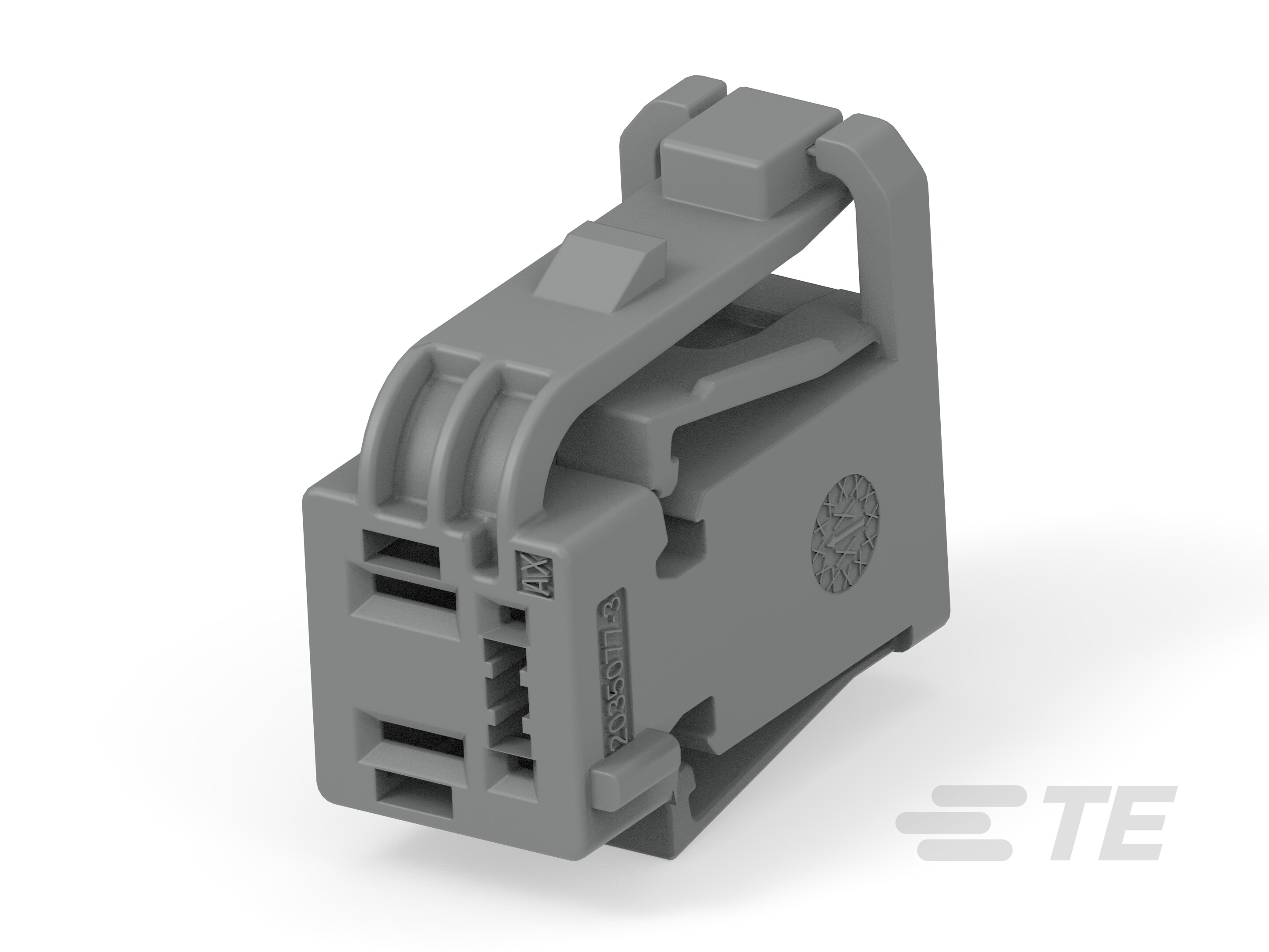 PLUG HSG, 4 POSN HYBRID 0.64/2-1-2035077-3