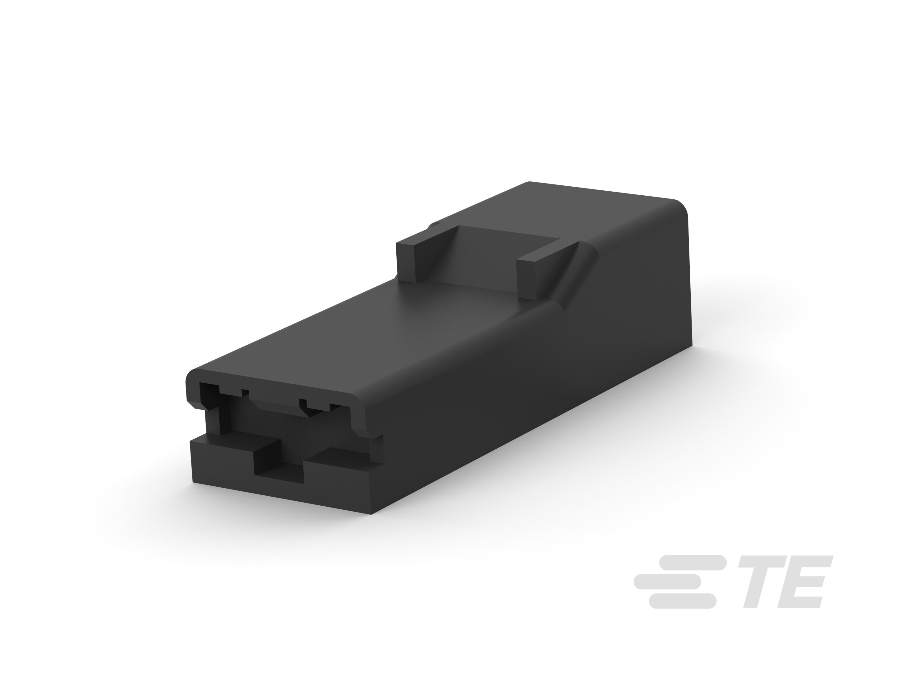 187 FASTON HSG.,REC.,1 POS,BLACK-1-2133394-2