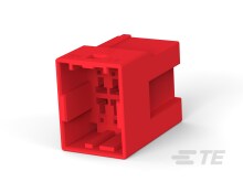 GIC 2.5W CAP HSG 6P RED-1-2134904-2