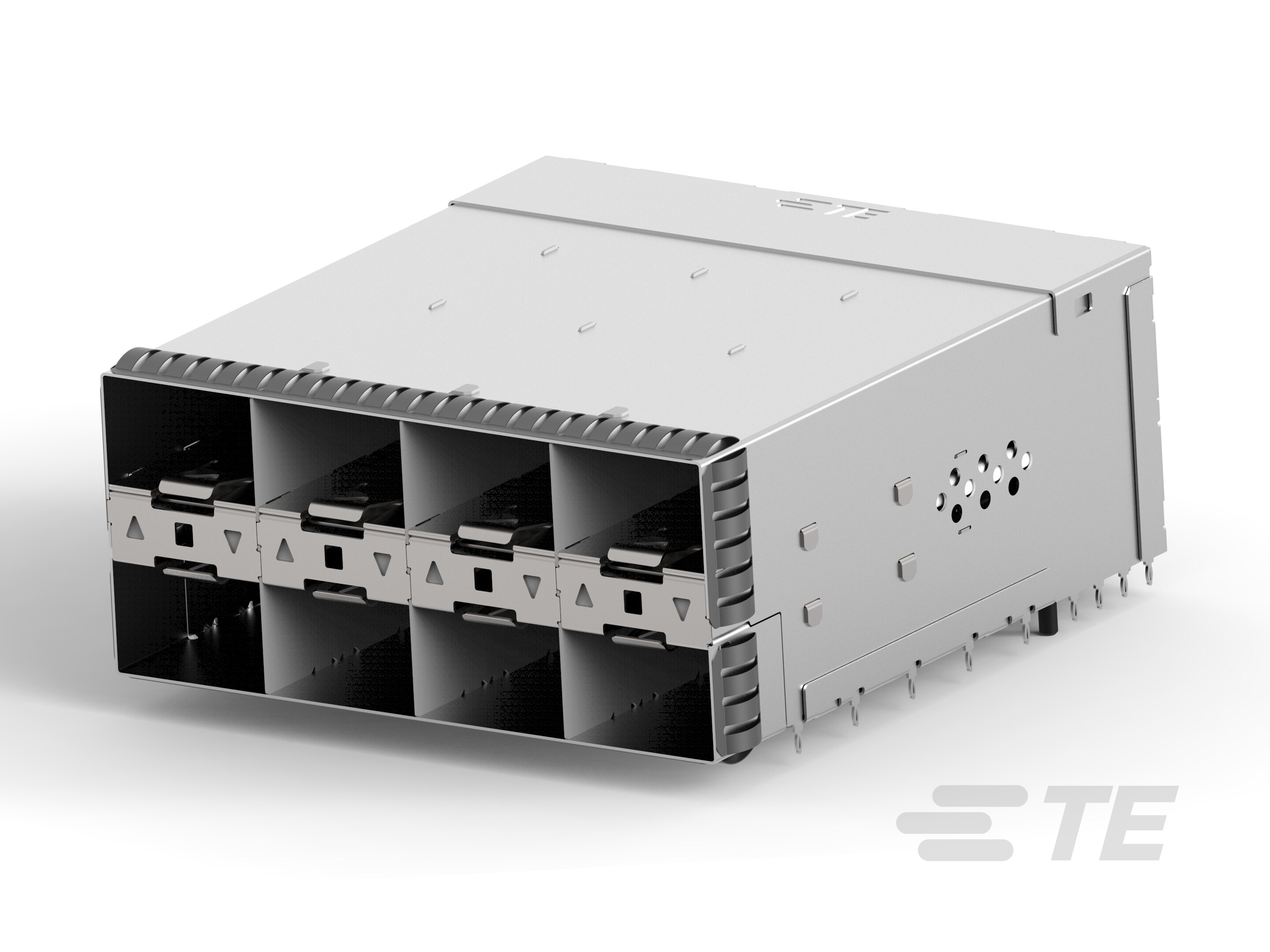 zSFP+ STACKED 2X4 RECEPTACLE ASSEMBLY-1-2180324-9