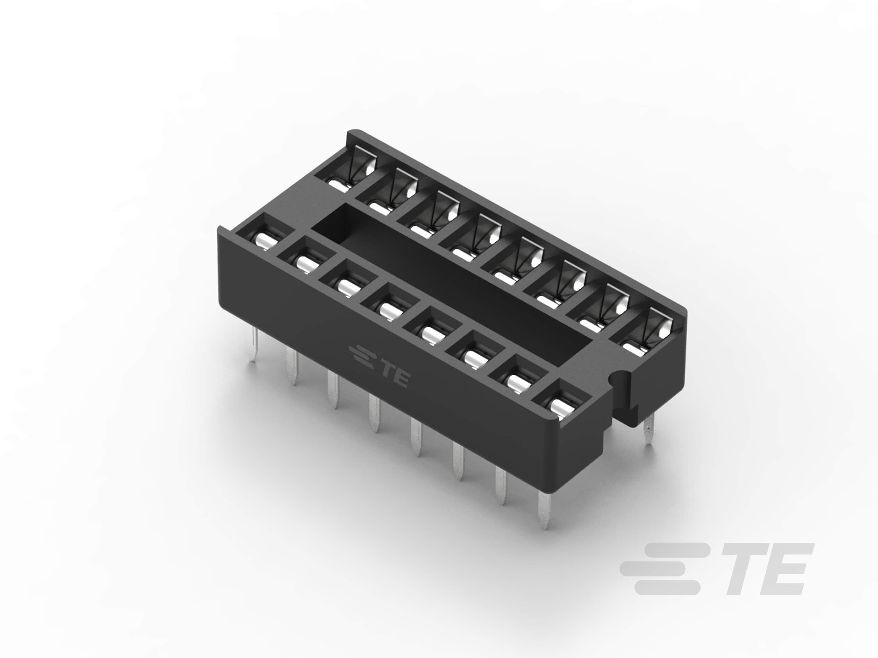 DIP Socket: Low Profile, Stamped & Formed, Open, Tin-CAT-D625-L52